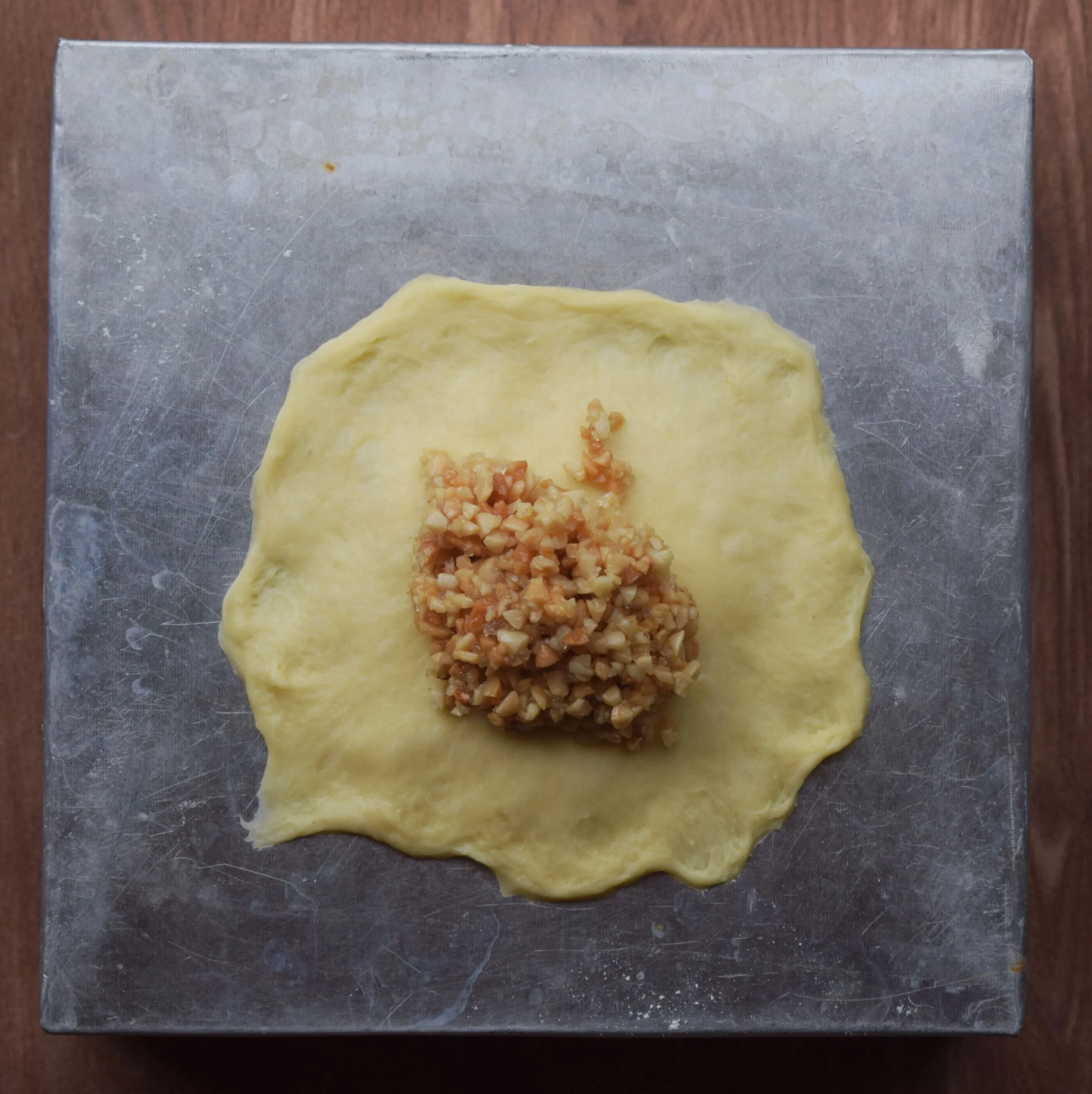 Step 4 Roti Kentang Goreng Isi Kacang