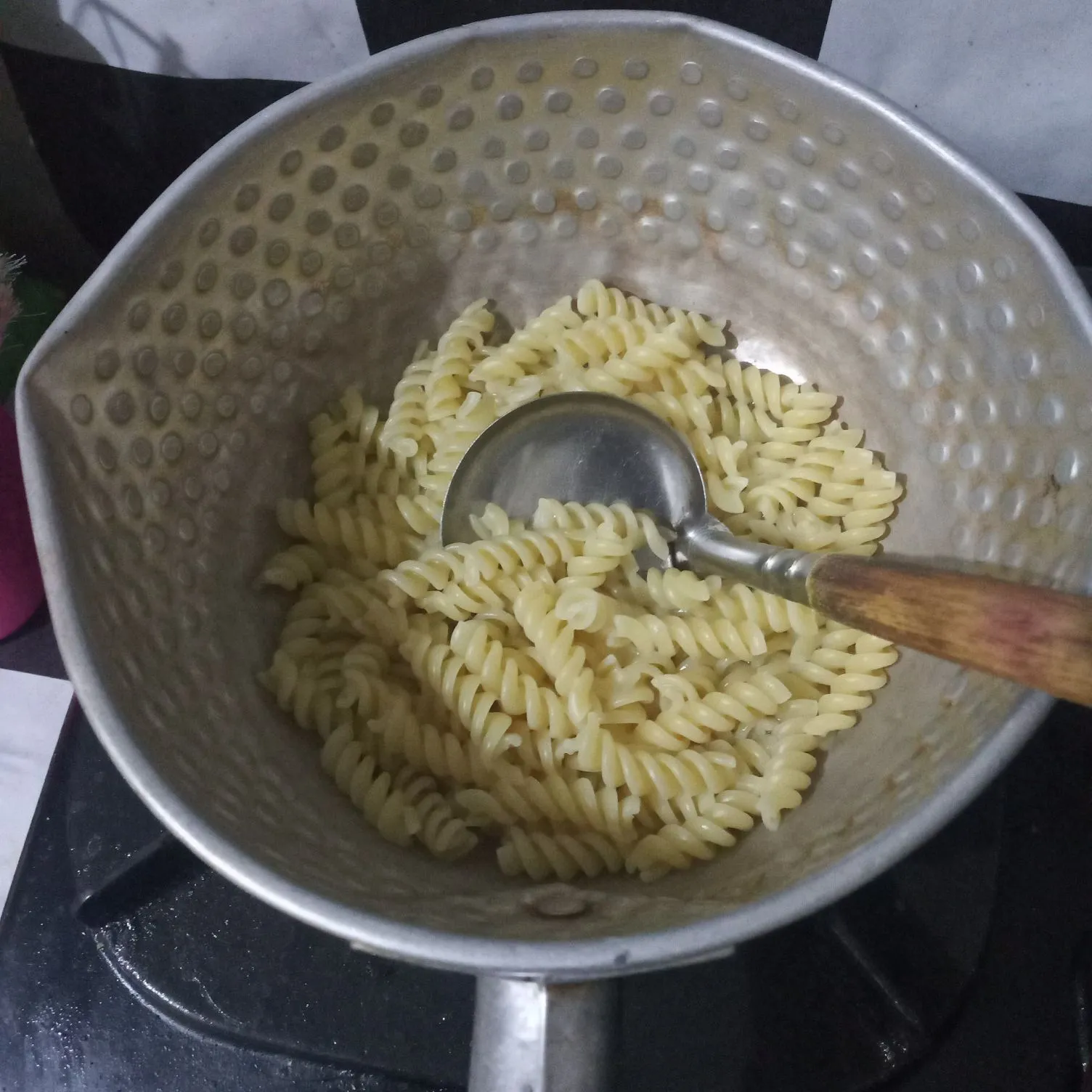 Step 1 Sup Makaroni Spiral