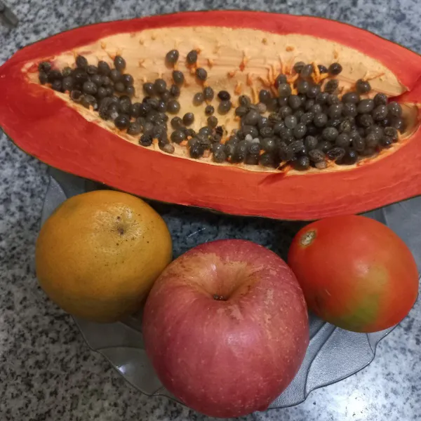 Siapkan buah - buahannya