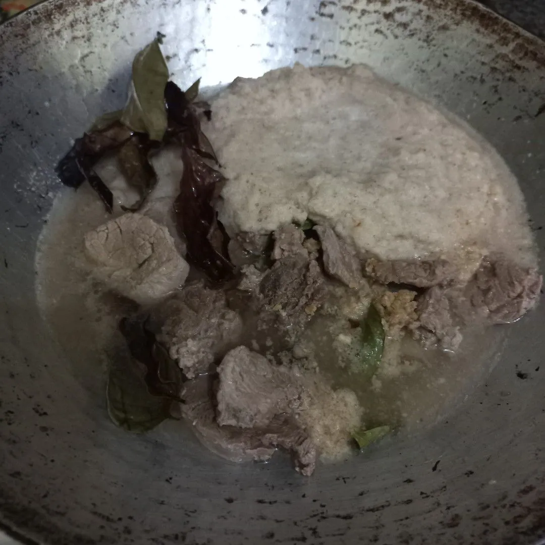 Step 4 Gepuk Sapi Tanpa Santan