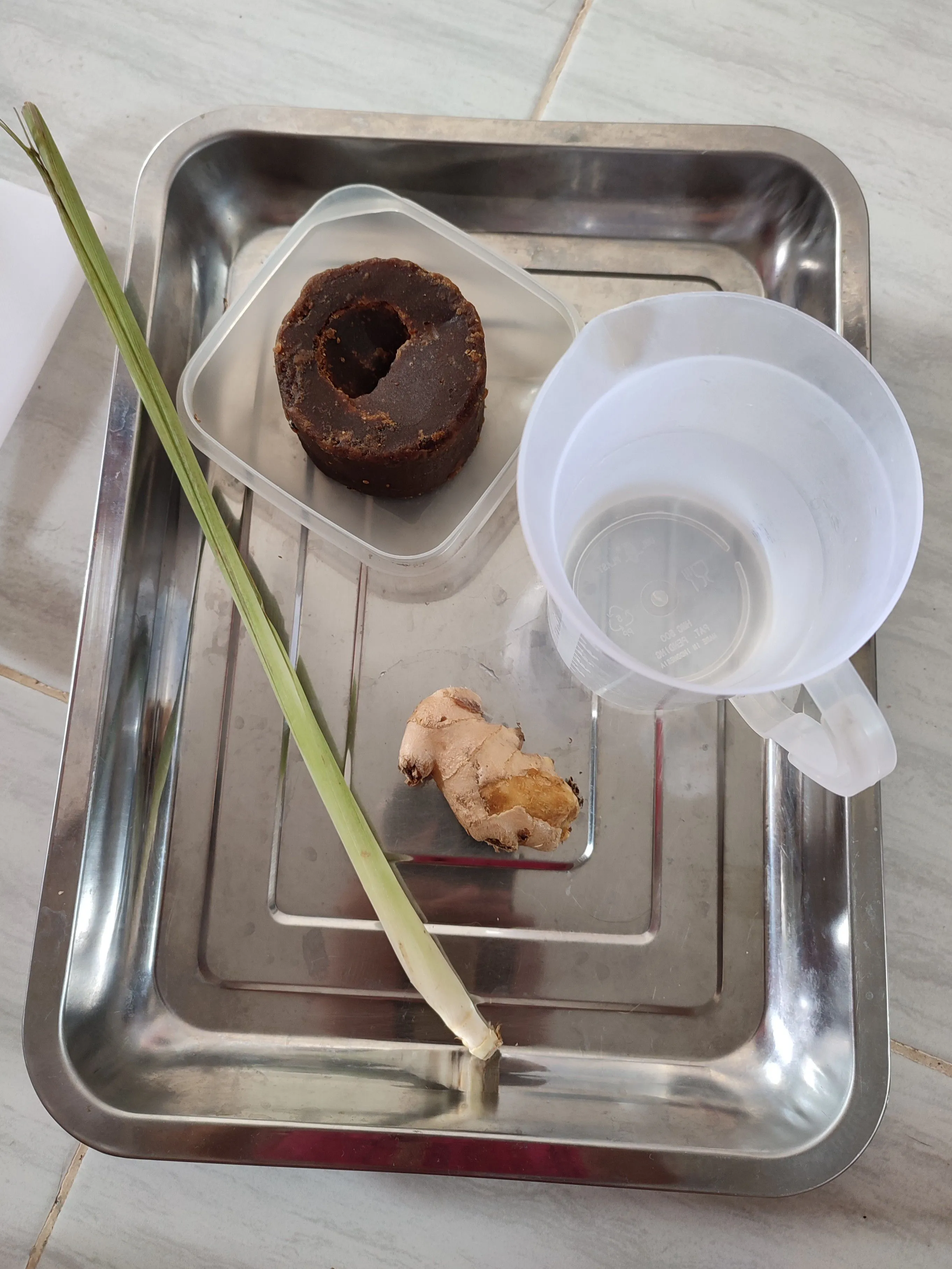 Step 1 Teh Jahe, Sereh, GulMer