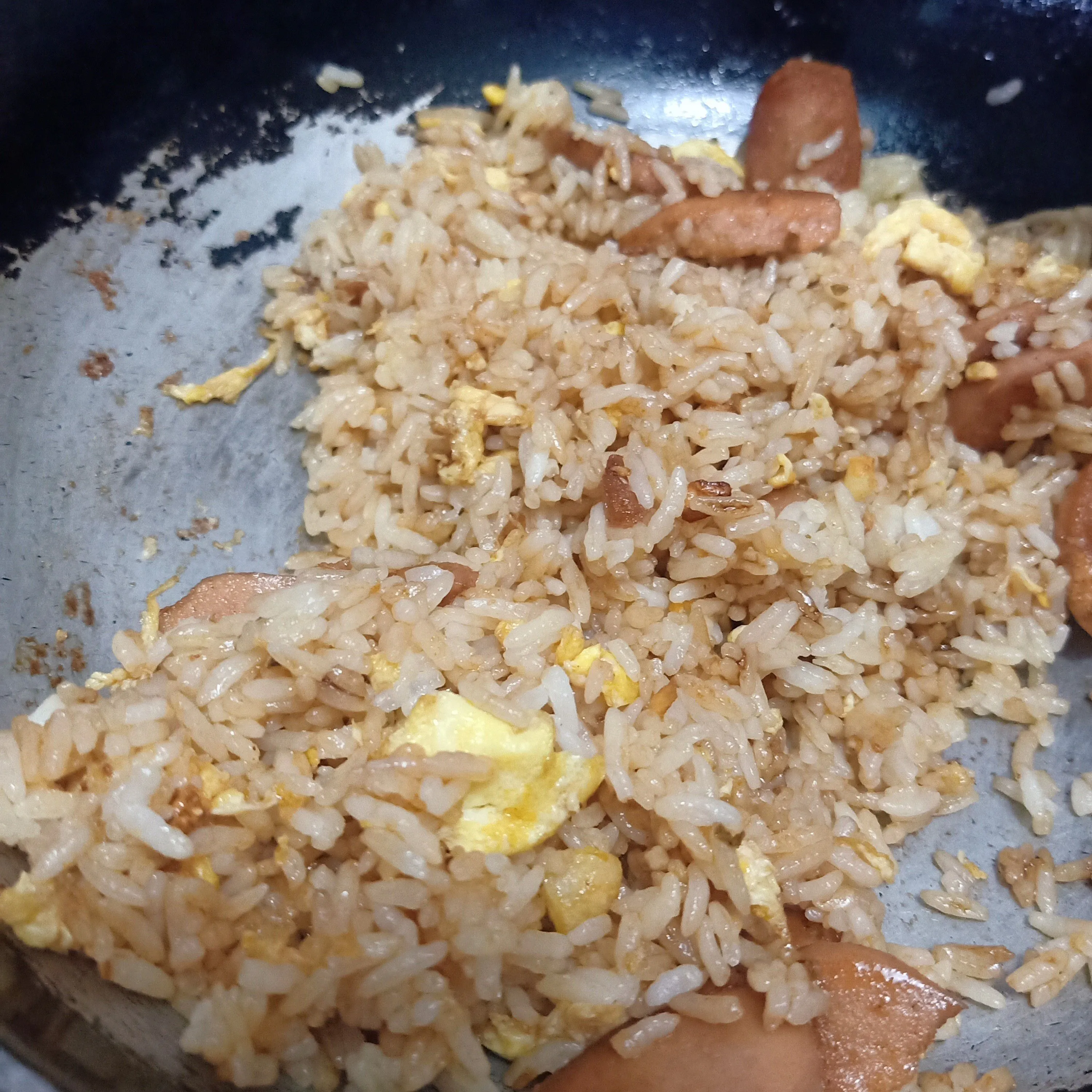 Step 5 Nasi Goreng Sosis
