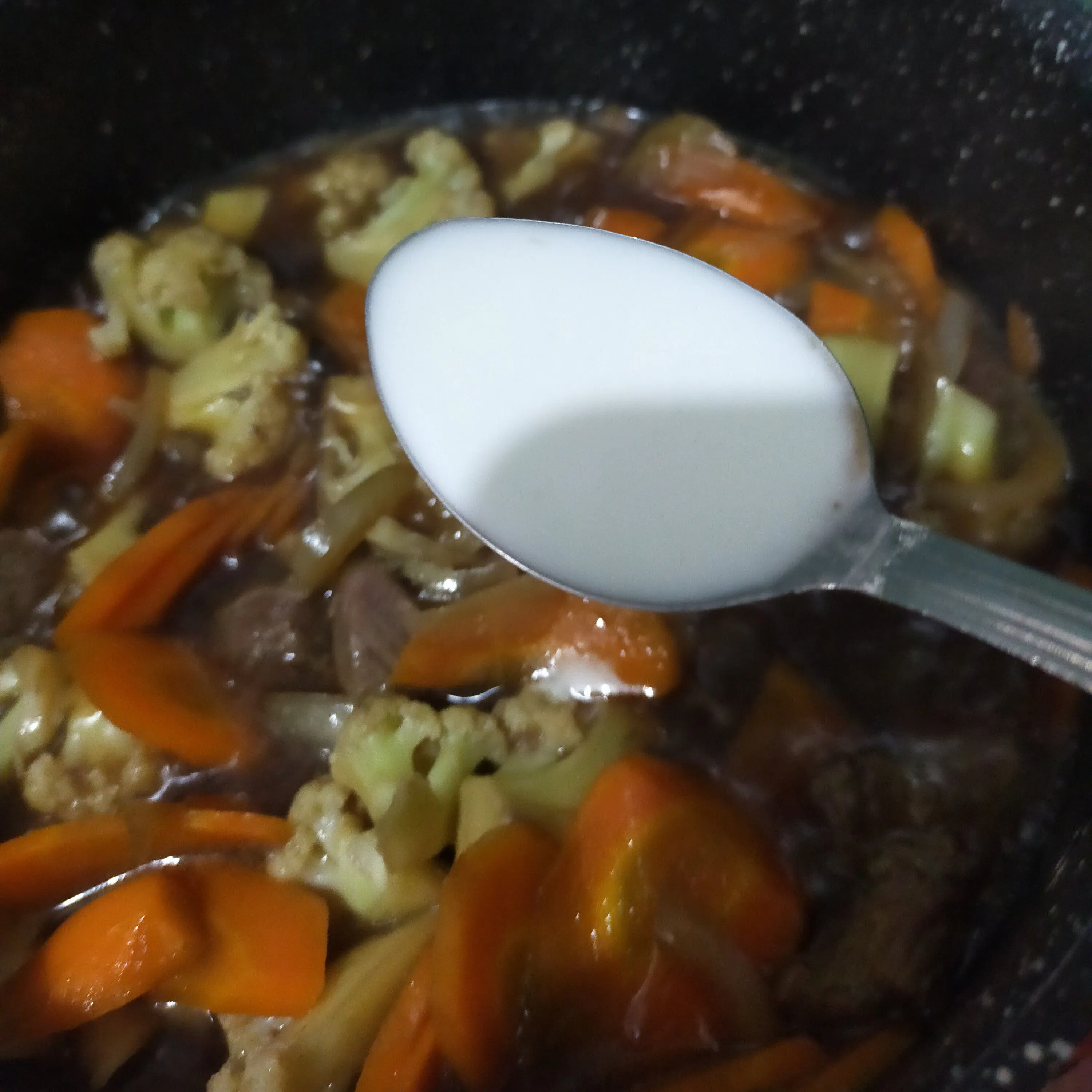 Step 6 Cah Daging Sapi Sayuran