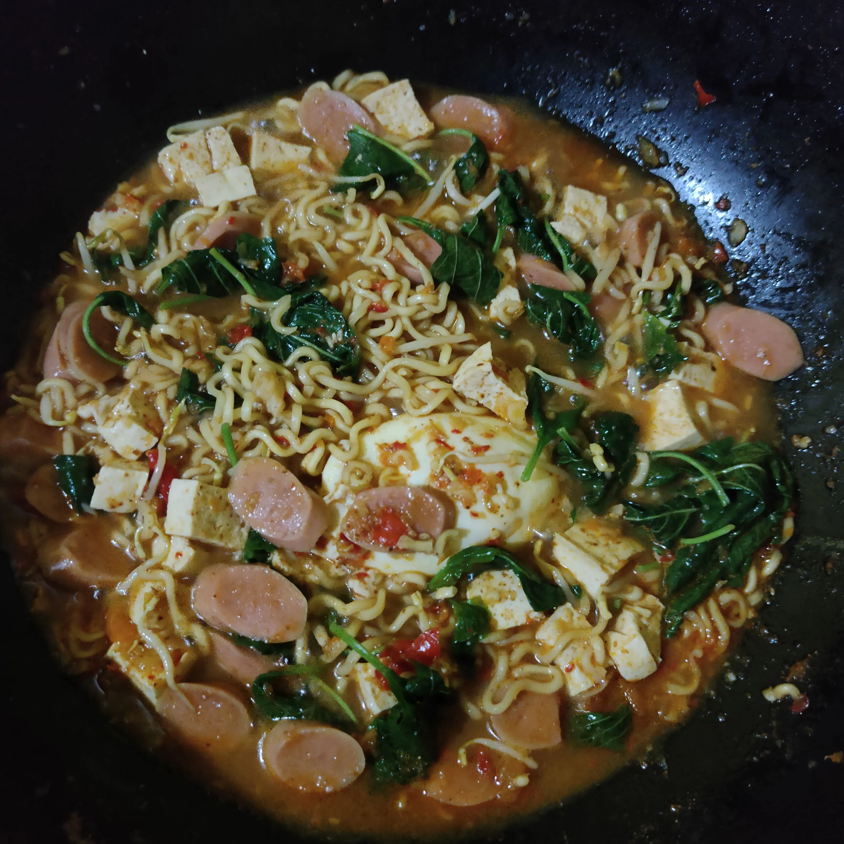 Step 7 Mie Kuah Pedas Gila