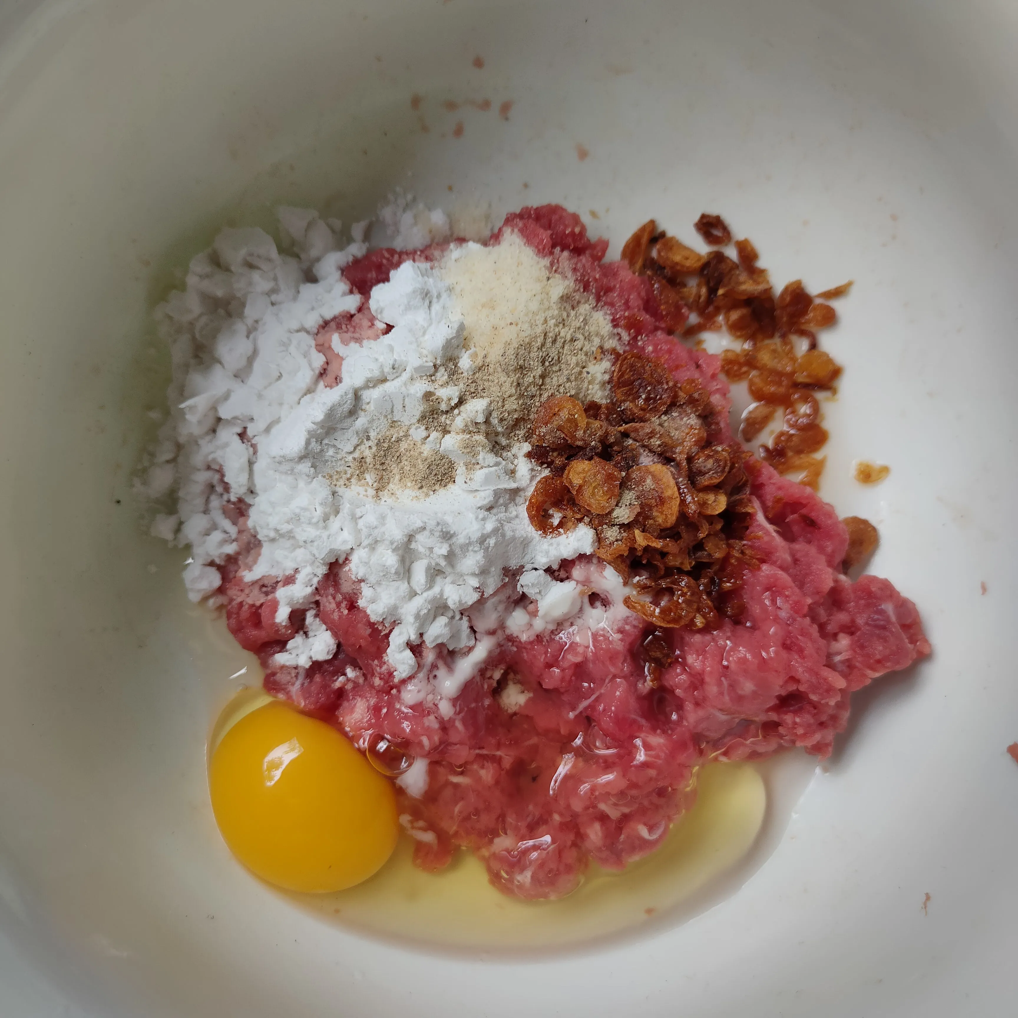 Step 1 Bola Daging Tumis Pedas Manis