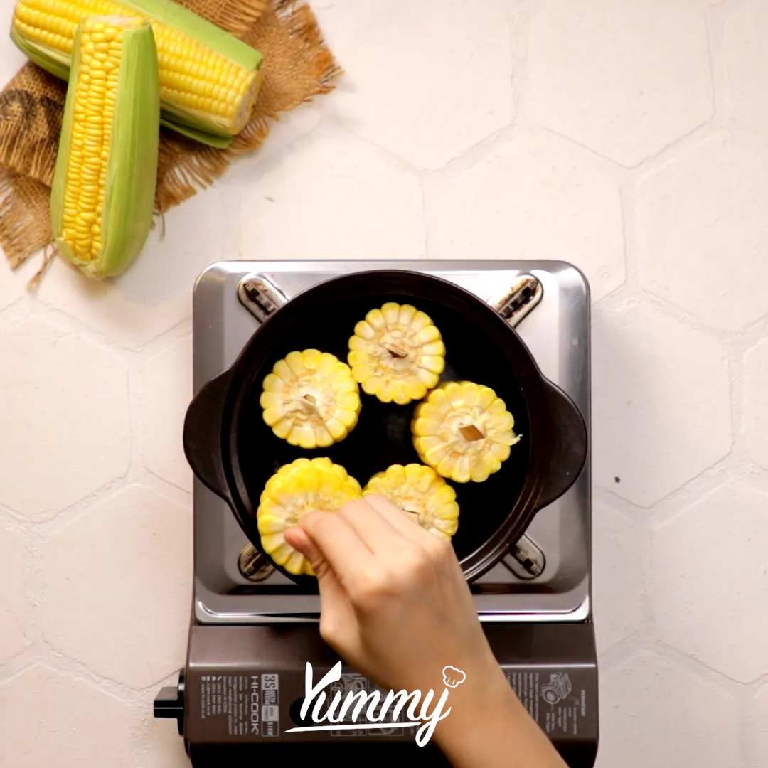 Step 2 Jagung Rebus Susu Mentega