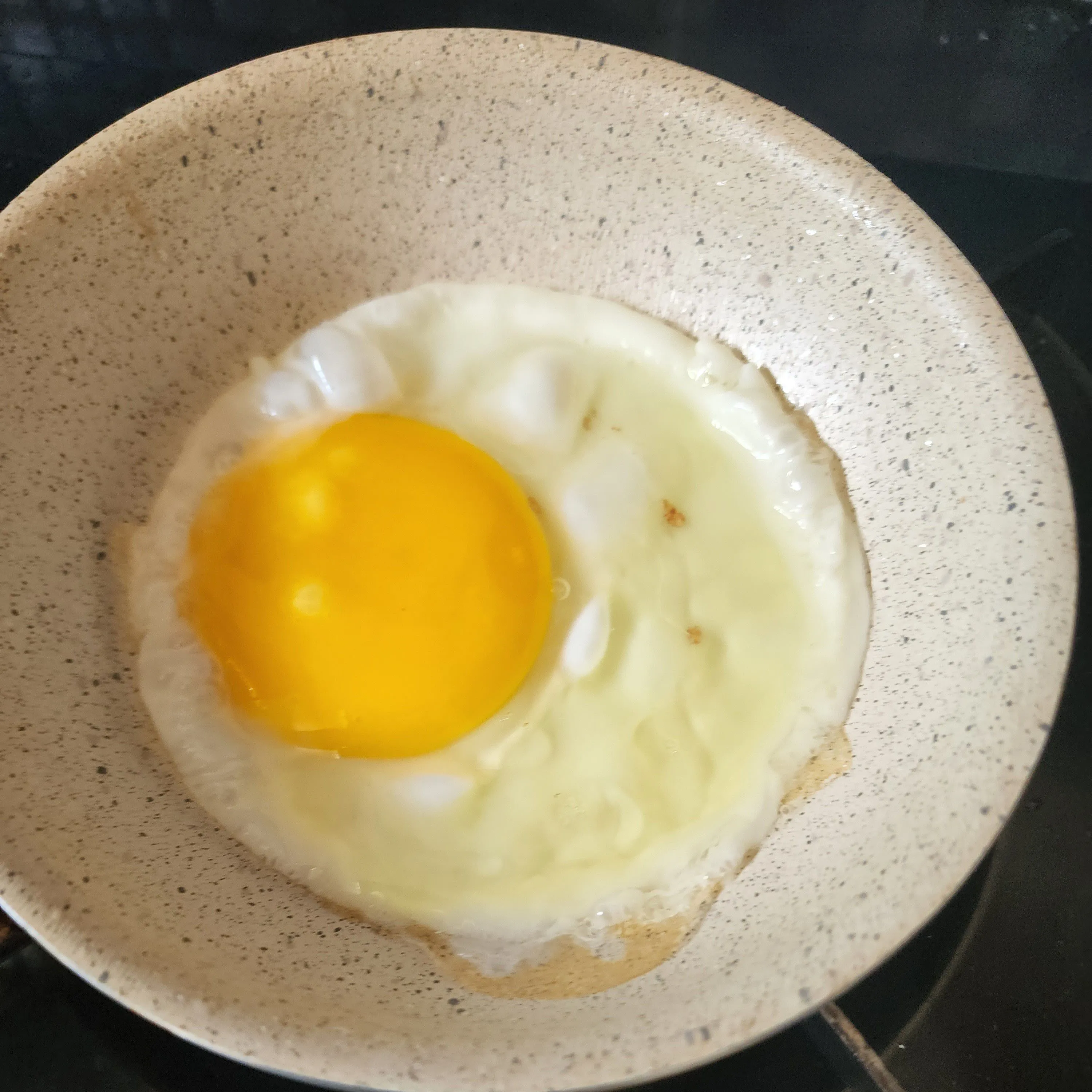 Step 1 Sunny Side Fried Rice Bento