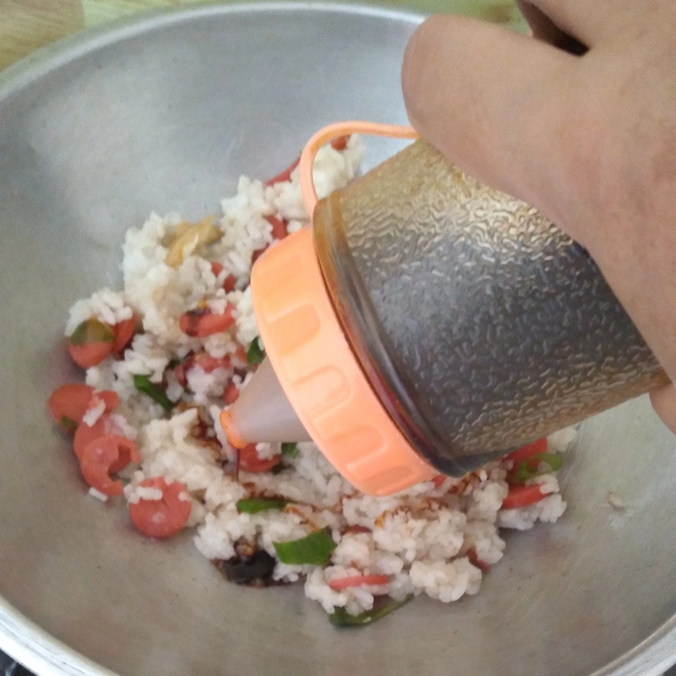 Step 5 Nasi Goreng Sosis Bekal Sekolah