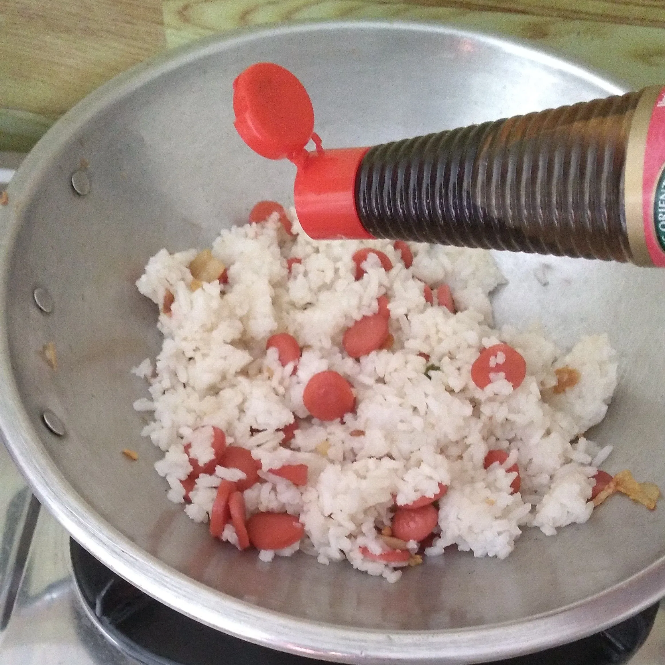 Step 4 Nasi Goreng Sosis Bekal Sekolah