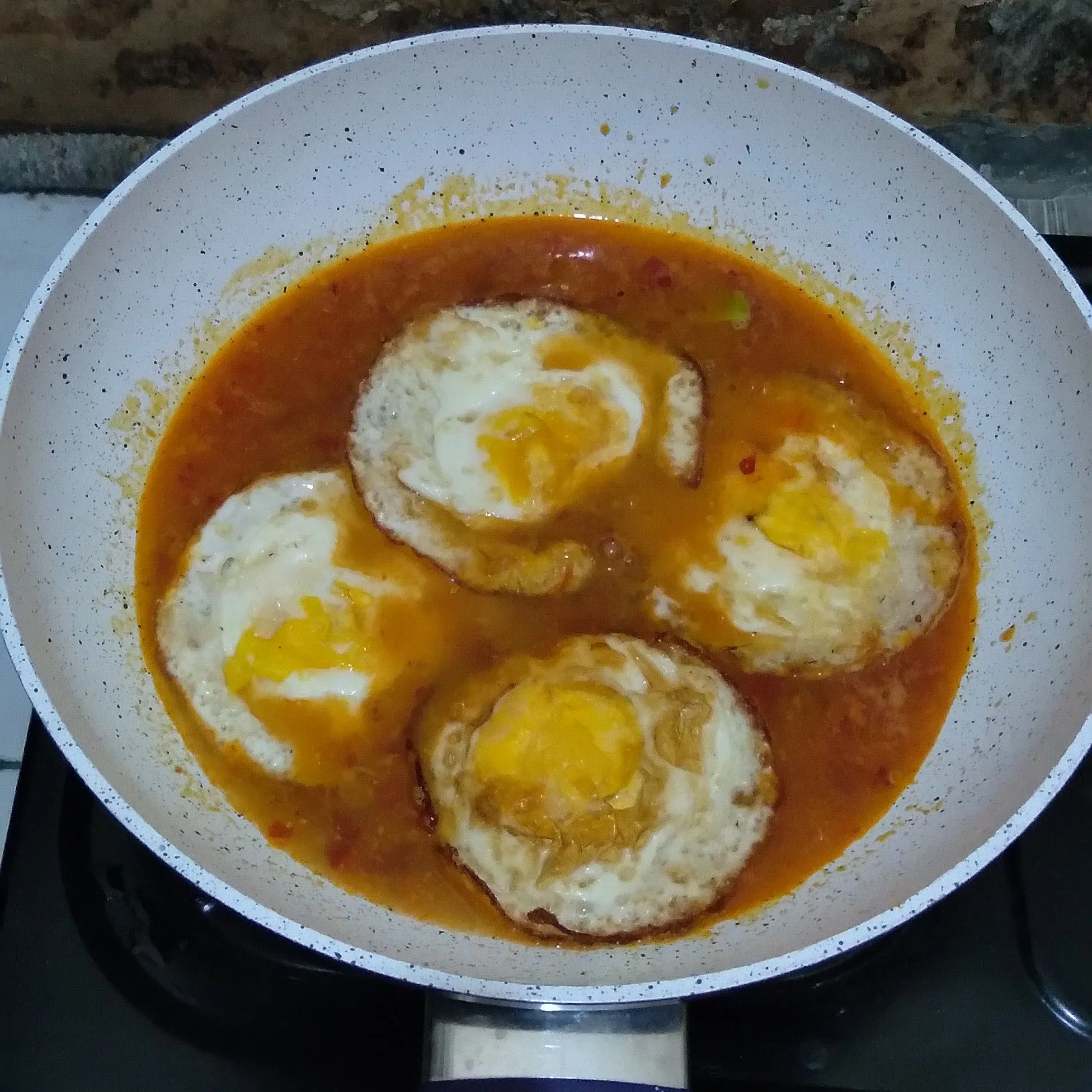 Step 5 Telur Ceplok Santan
