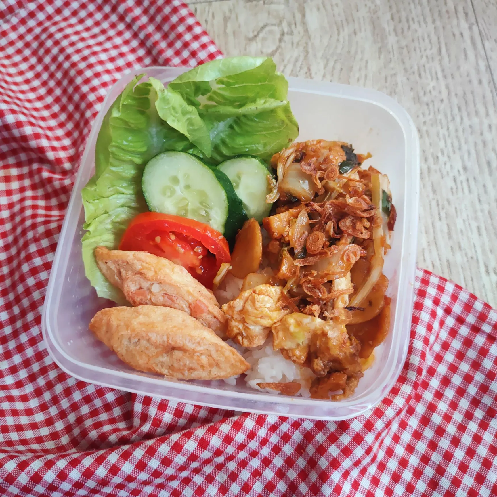 Step 5 Nasi Gila Bekal Anak