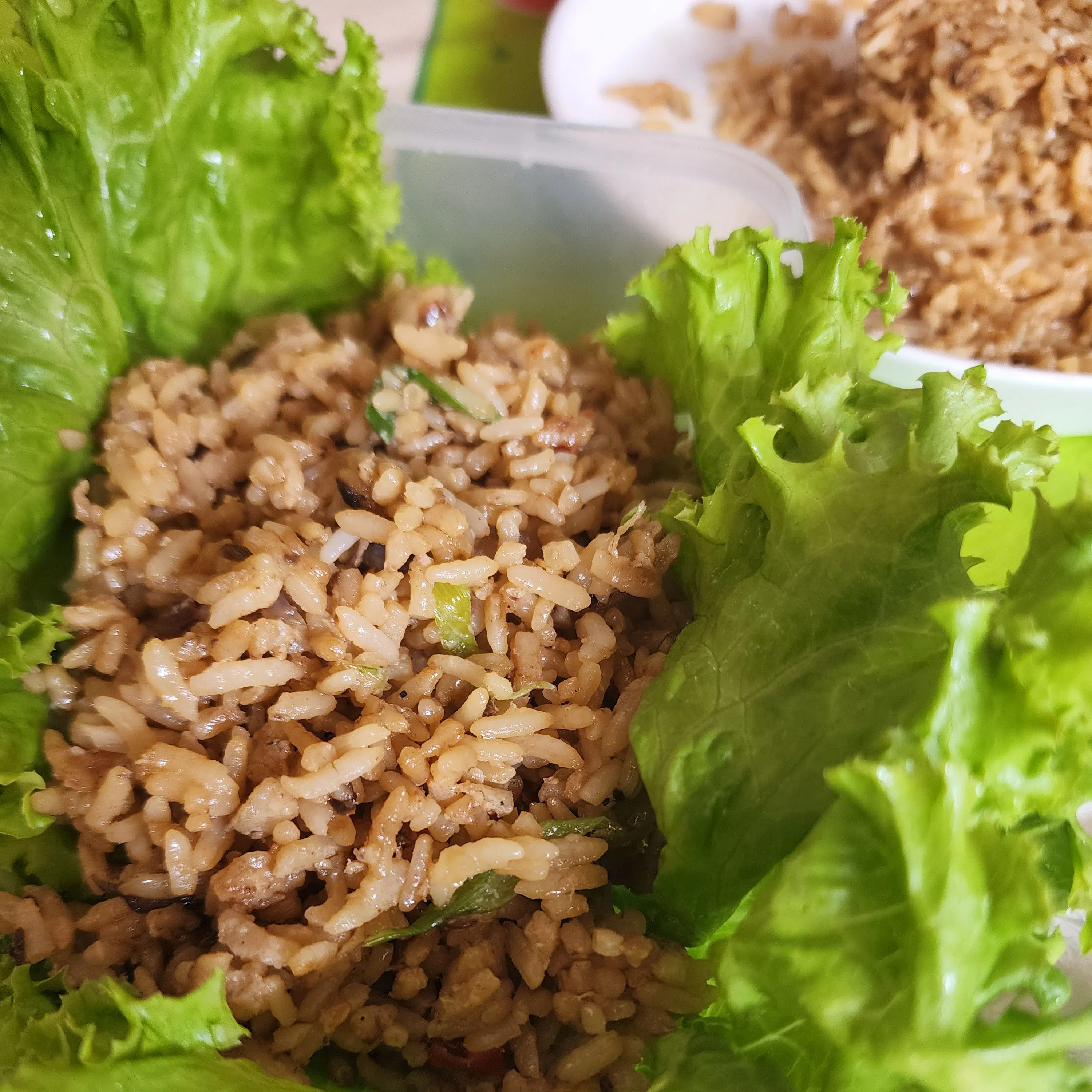 Step 5 Sunny Side Fried Rice Bento