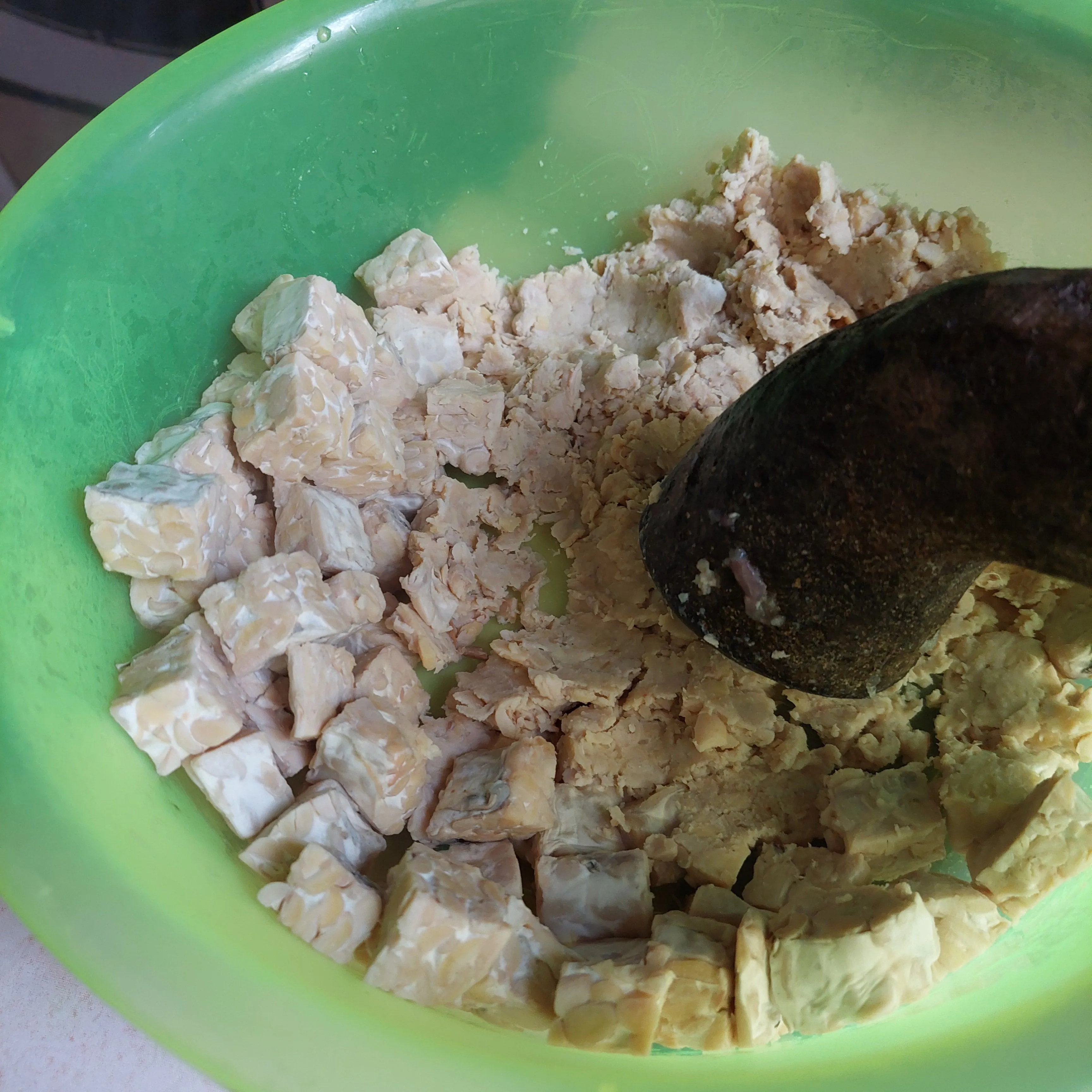 Step 2 Perkedel Tempe