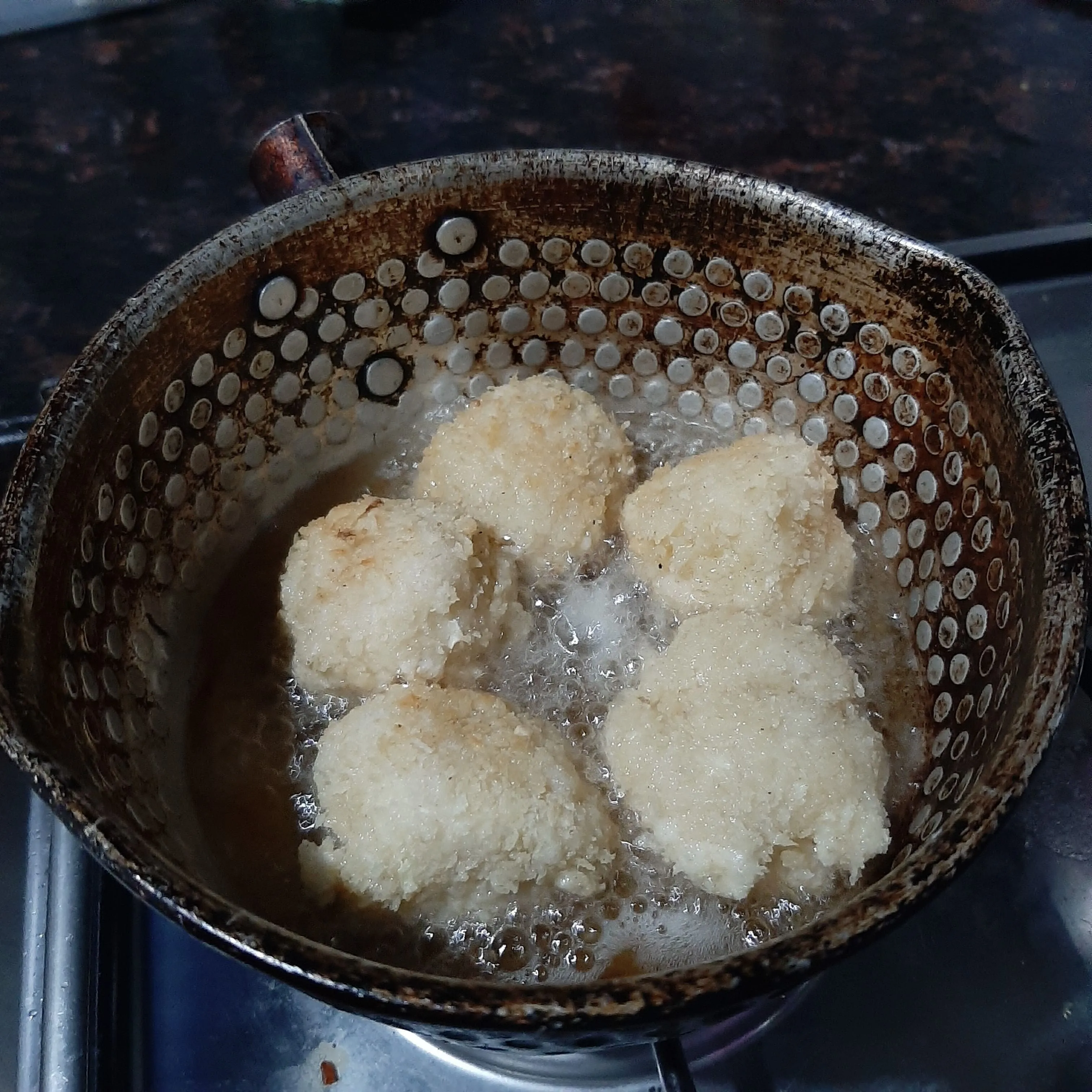 Step 5 Bola Nasi Ayam Keju
