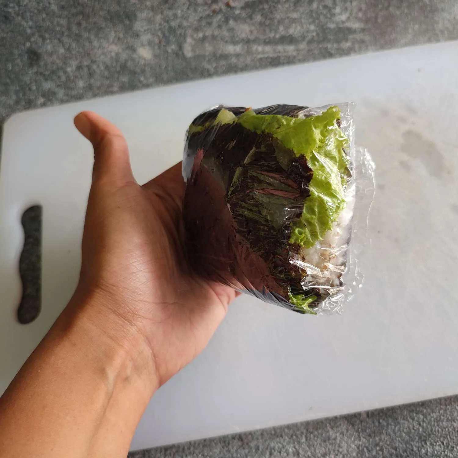 Step 9 Menu Bekal Folded Kimbap Telur