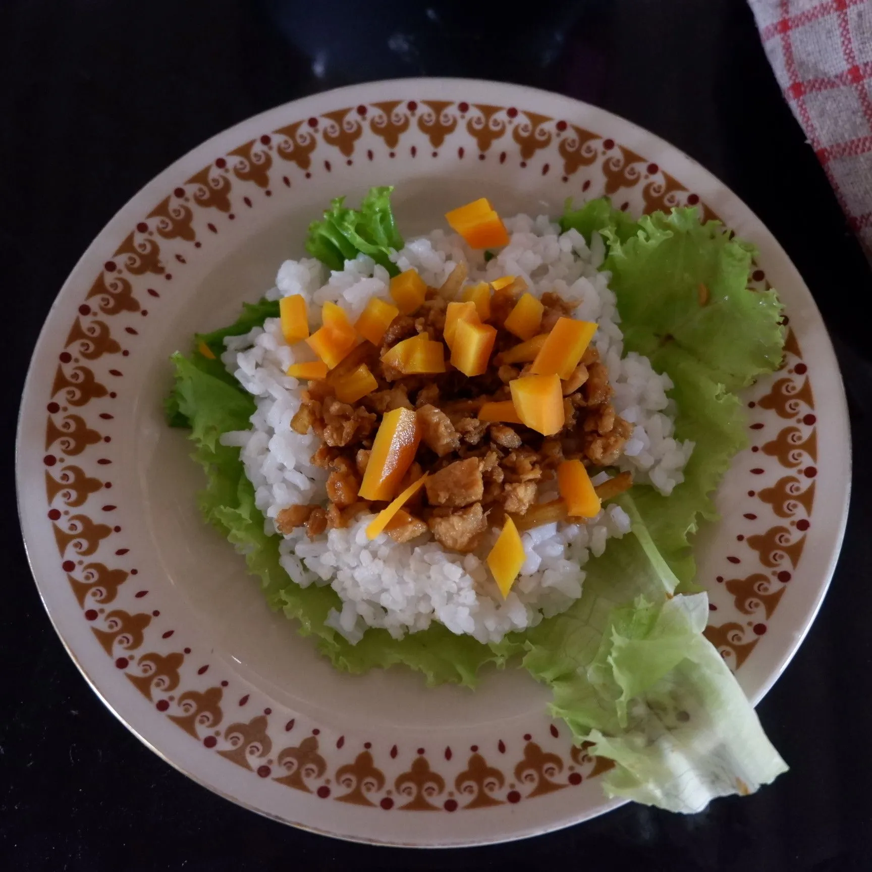 Step 6 Lettuce Wrap Bulgogi Chicken Rice