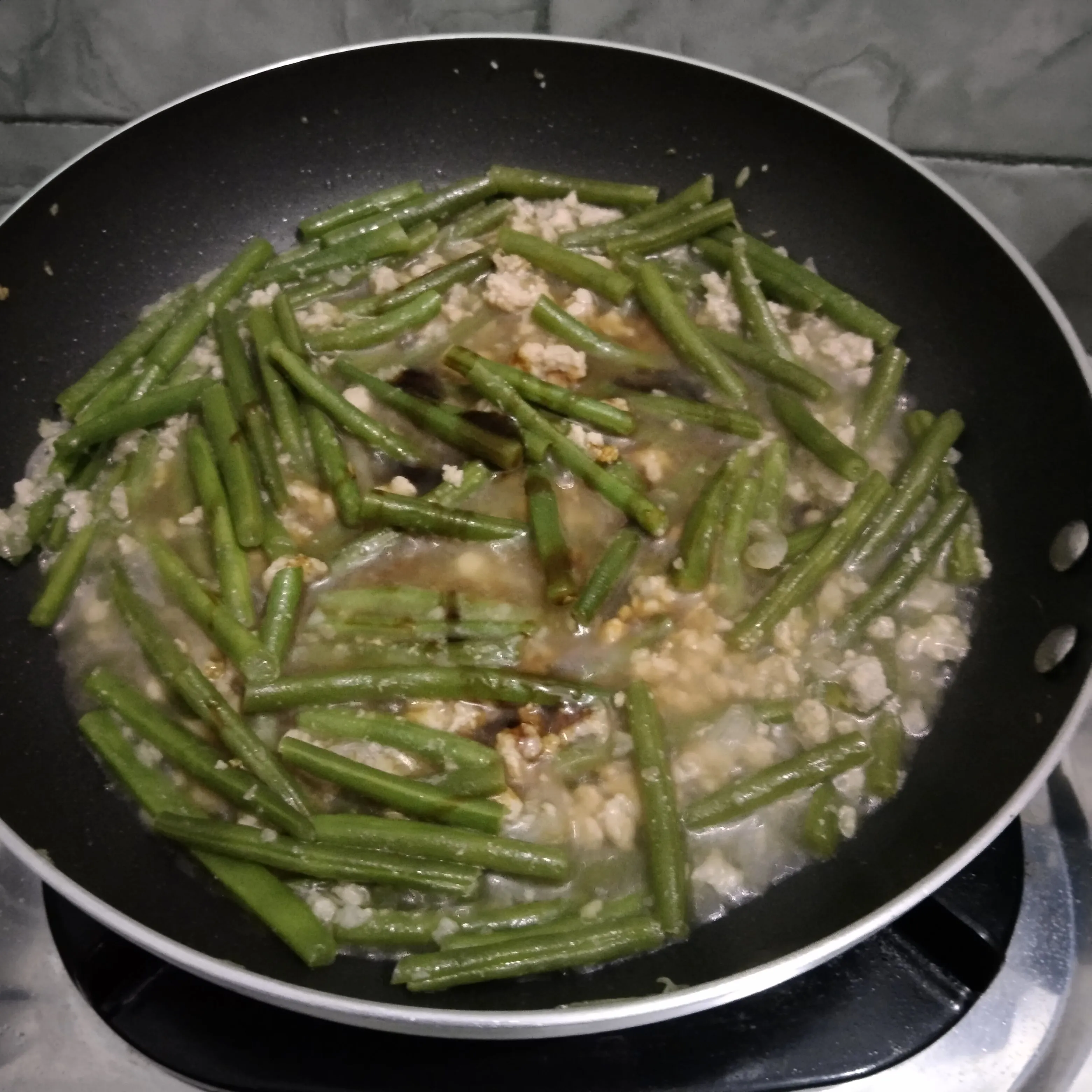 Step 6 Tumis Buncis Ayam