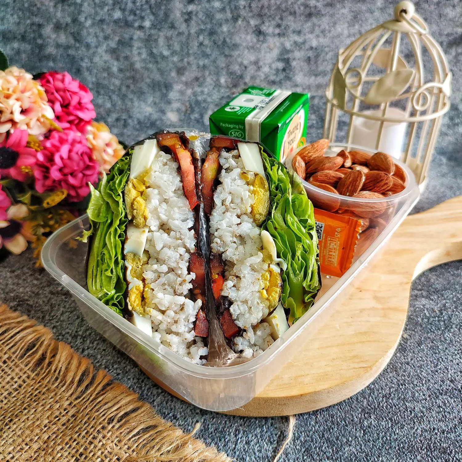 Step 10 Menu Bekal Folded Kimbap Telur