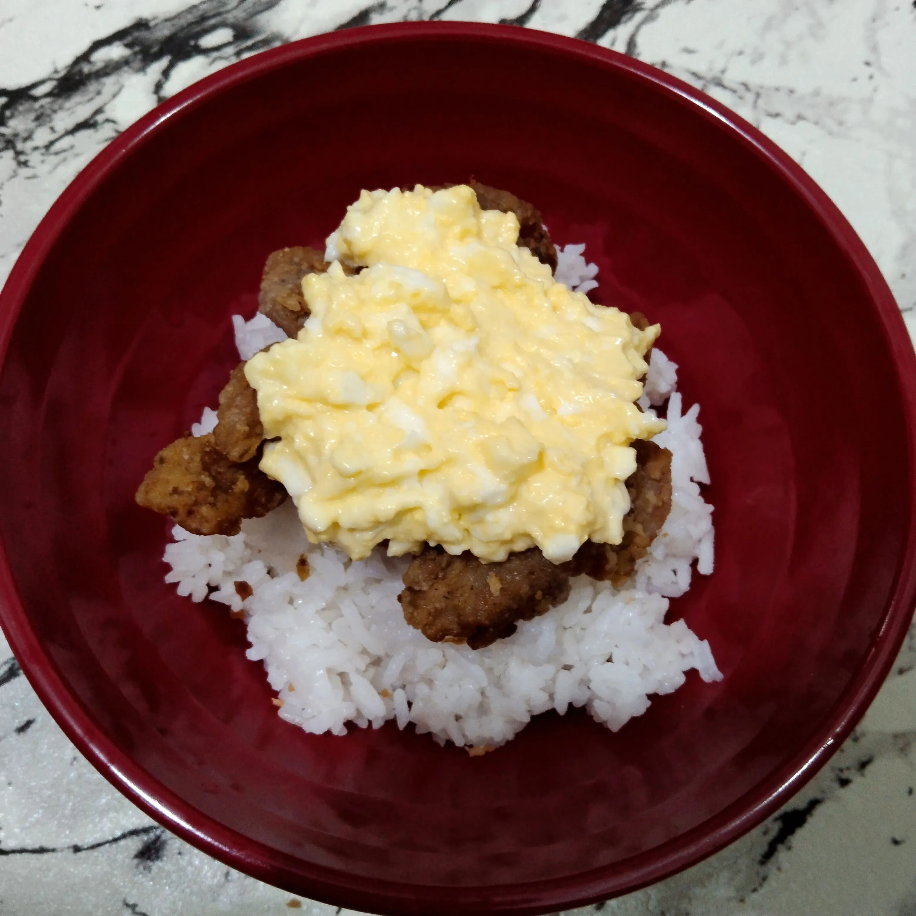 Step 7 Rice Bowl Chicken Mayo