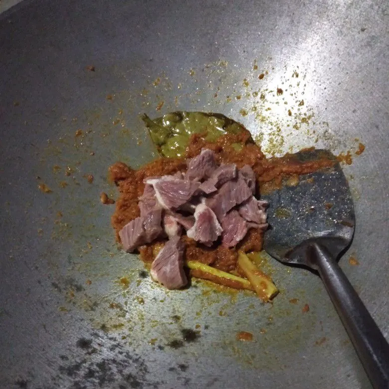 Step 3 Tongseng Sapi Mercon