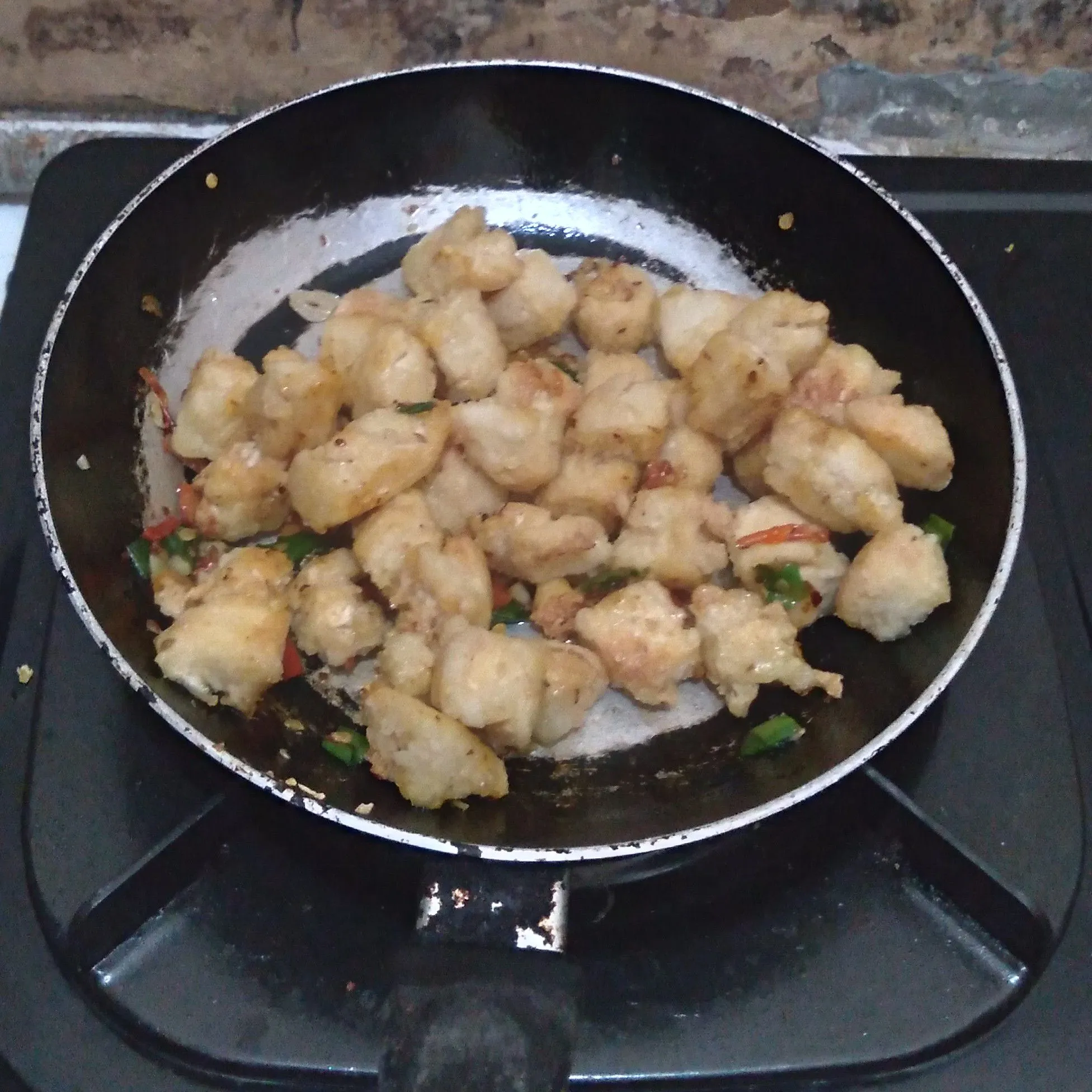 Step 6 Bekal Tahu Cabe Garam