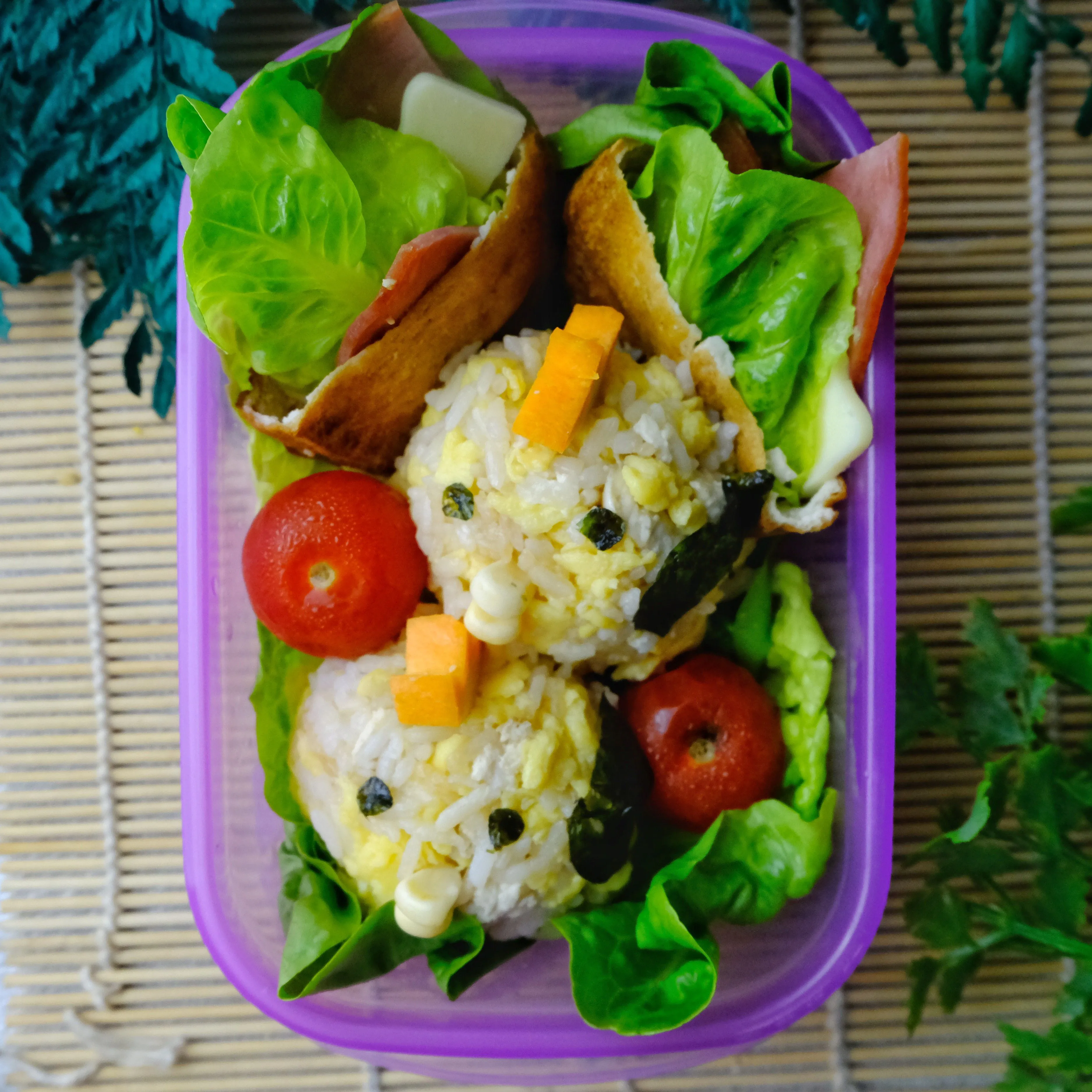 Step 10 Nasi Telur Tahu Charaben Ayam Bento