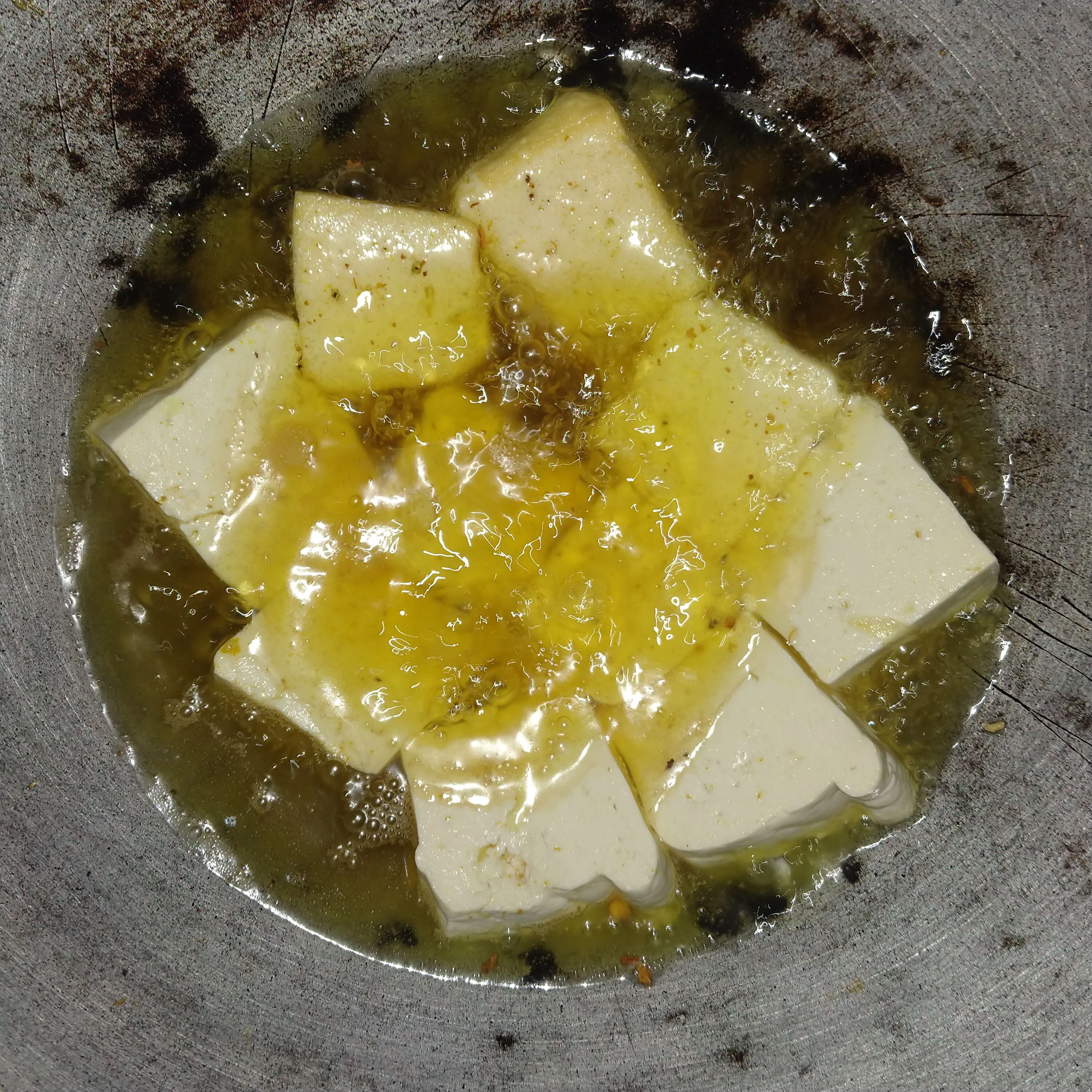 Step 4 Tahu Goreng Kunyit Bekal Anak
