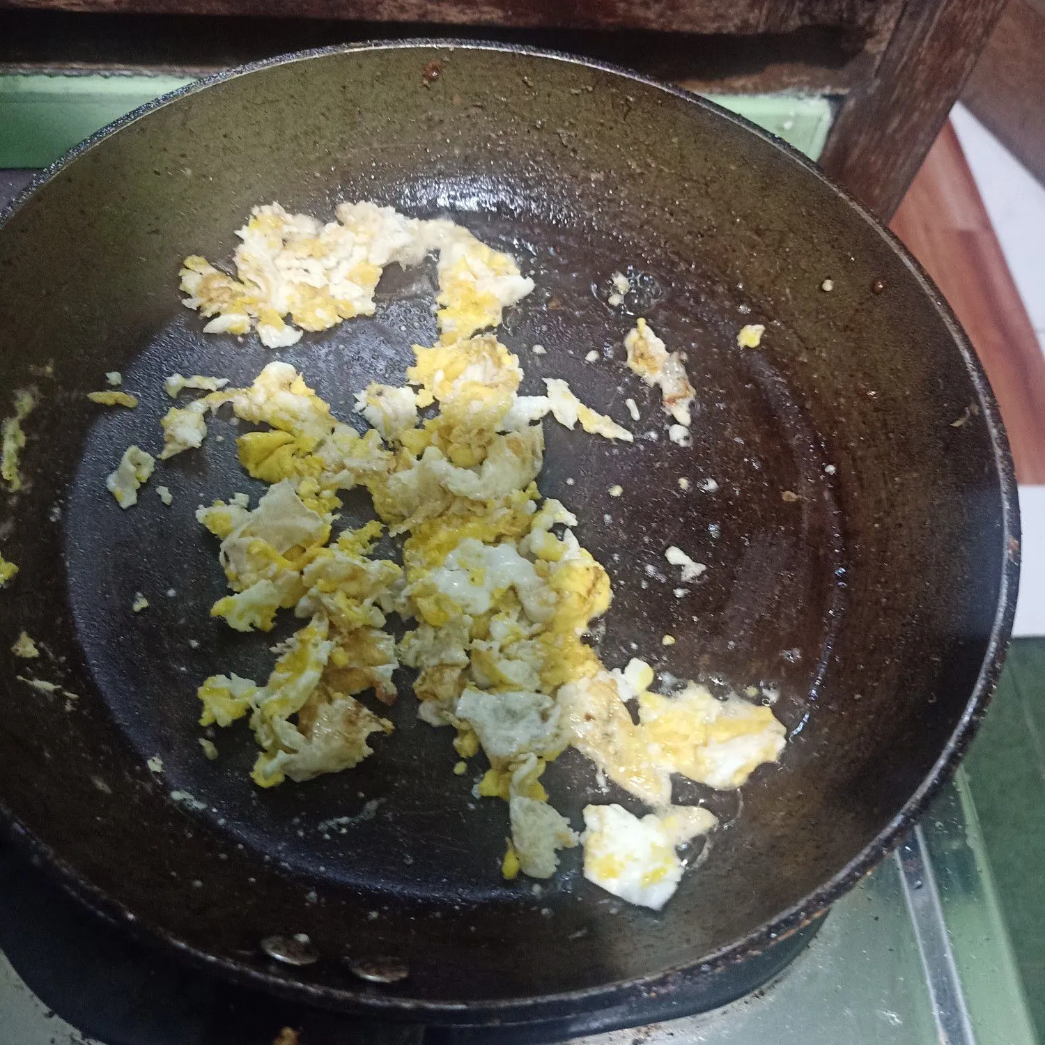 Step 4 Corn Star Rice Mix Scramble Egg
