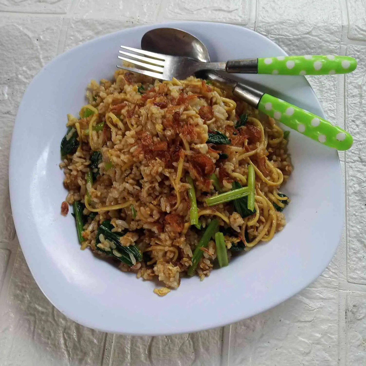 Resep Nasi Goreng Mie Lidi #MISIHARIANAKNASIONAL Sederhana Rumahan di