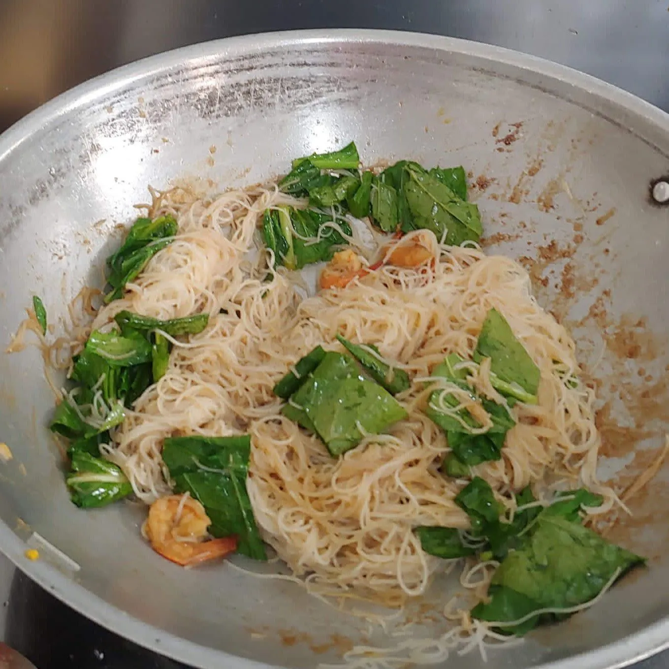 Step 5 Nasi Putih Bihun Goreng