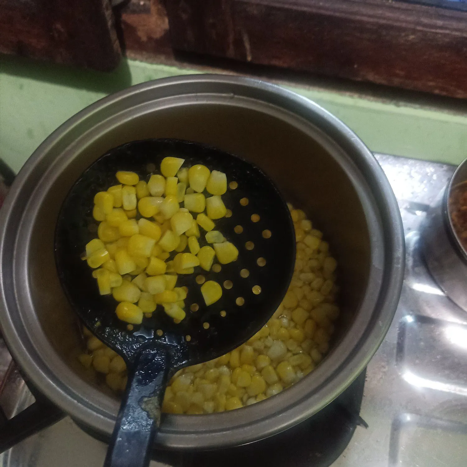 Step 8 Corn Star Rice Mix Scramble Egg