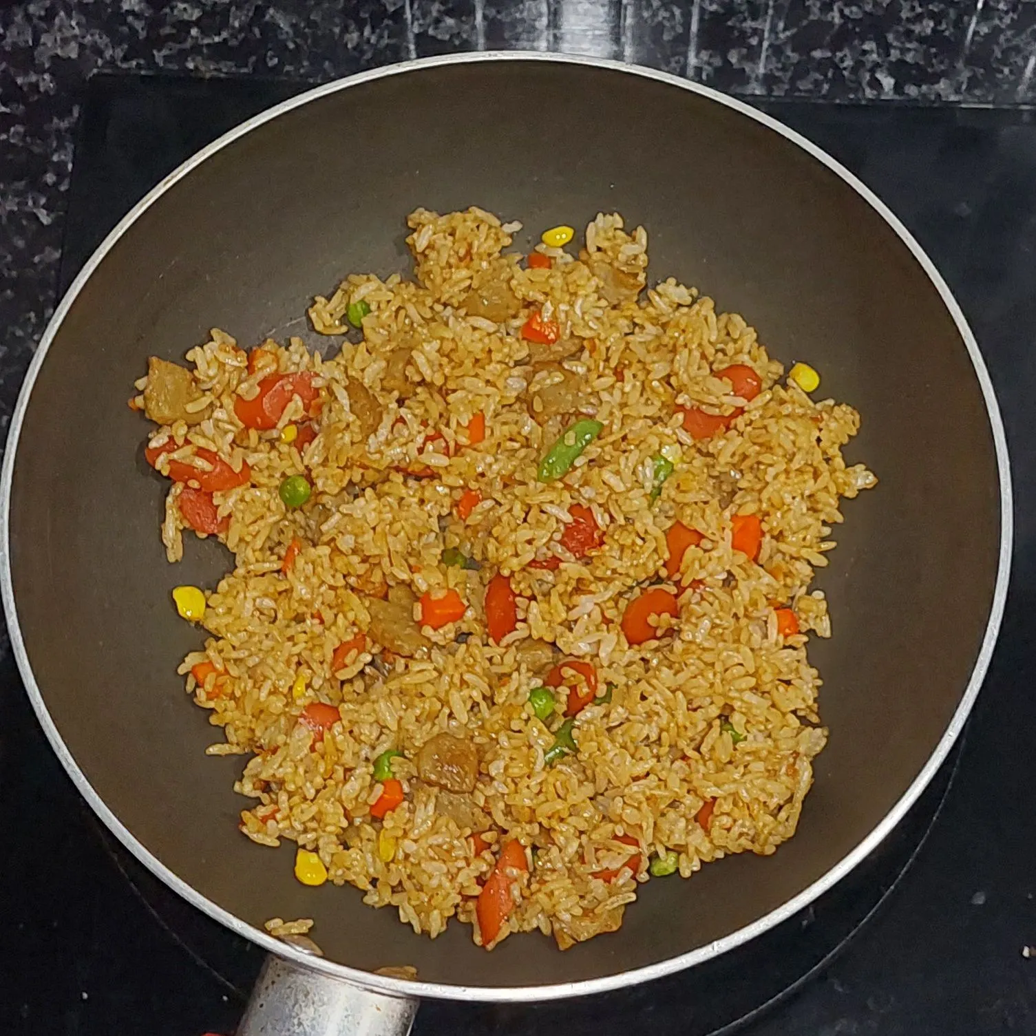 Step 6 Bekal Nasi Goreng Teriyaki