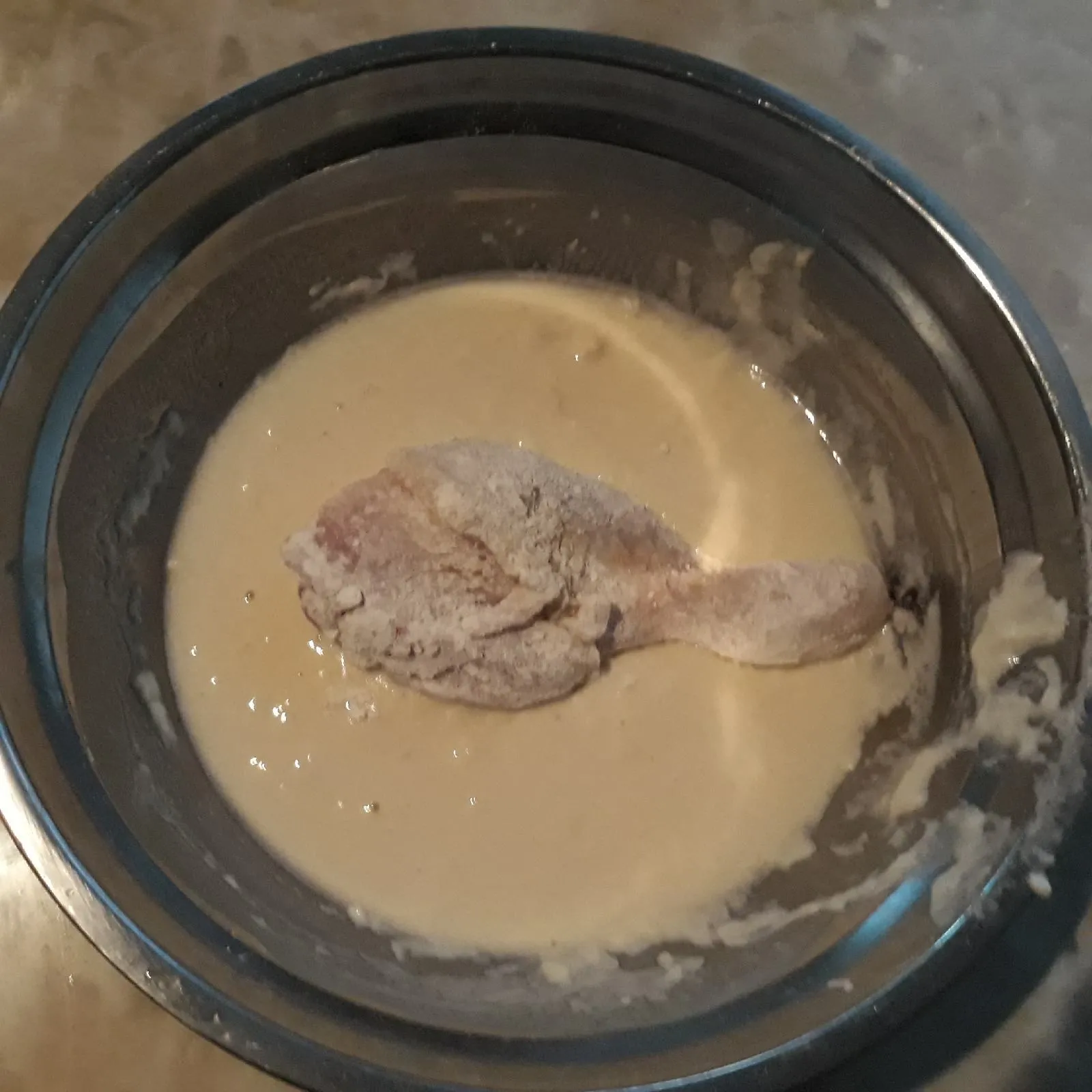 Step 2 Ayam Tepung Crunchy