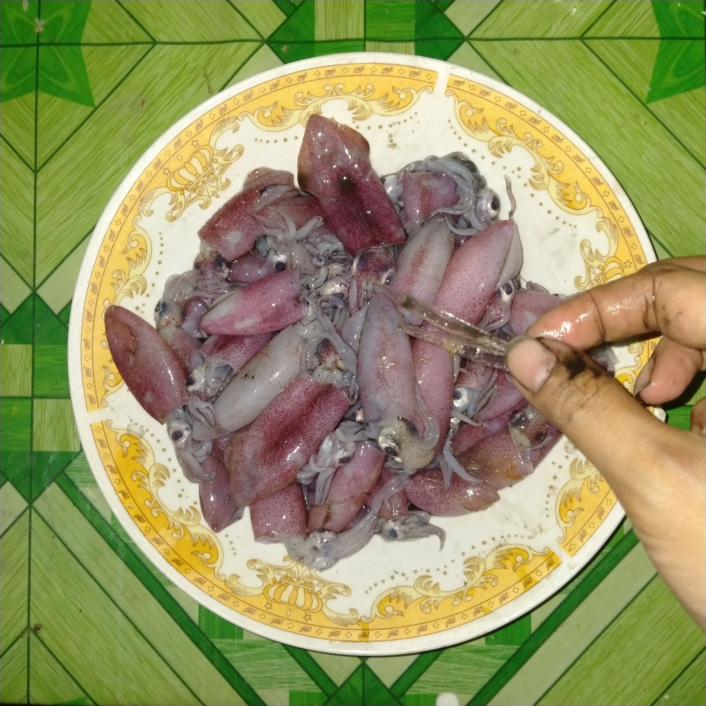 Step 2 Baby Sotong Goreng