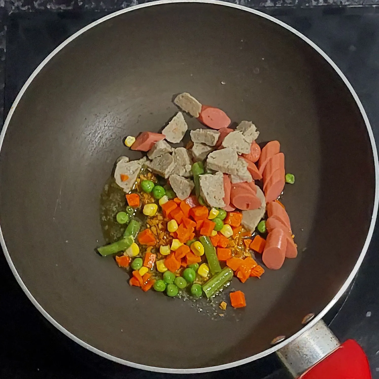 Step 4 Bekal Nasi Goreng Teriyaki