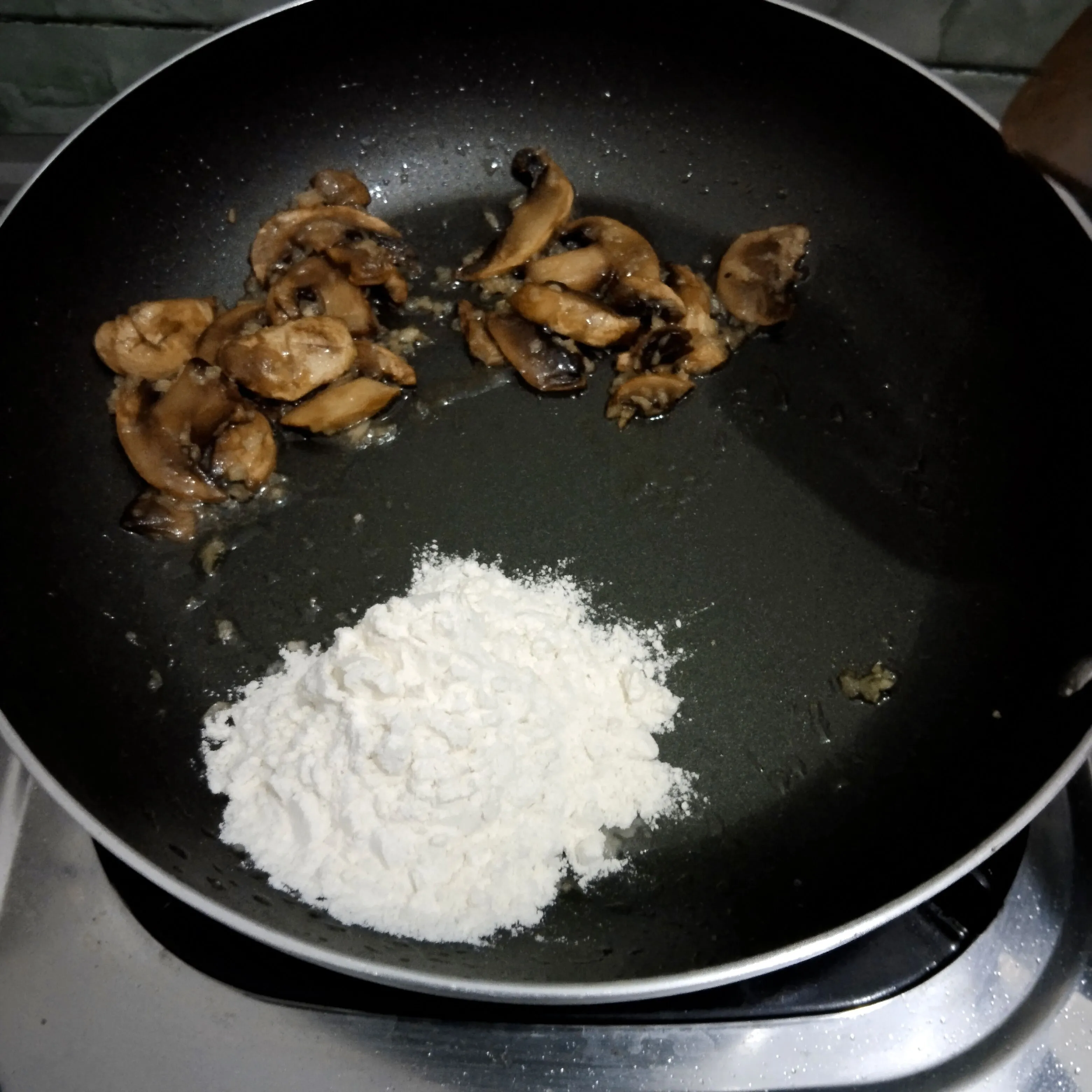 Step 4 Vegetarian Alfredo Pasta
