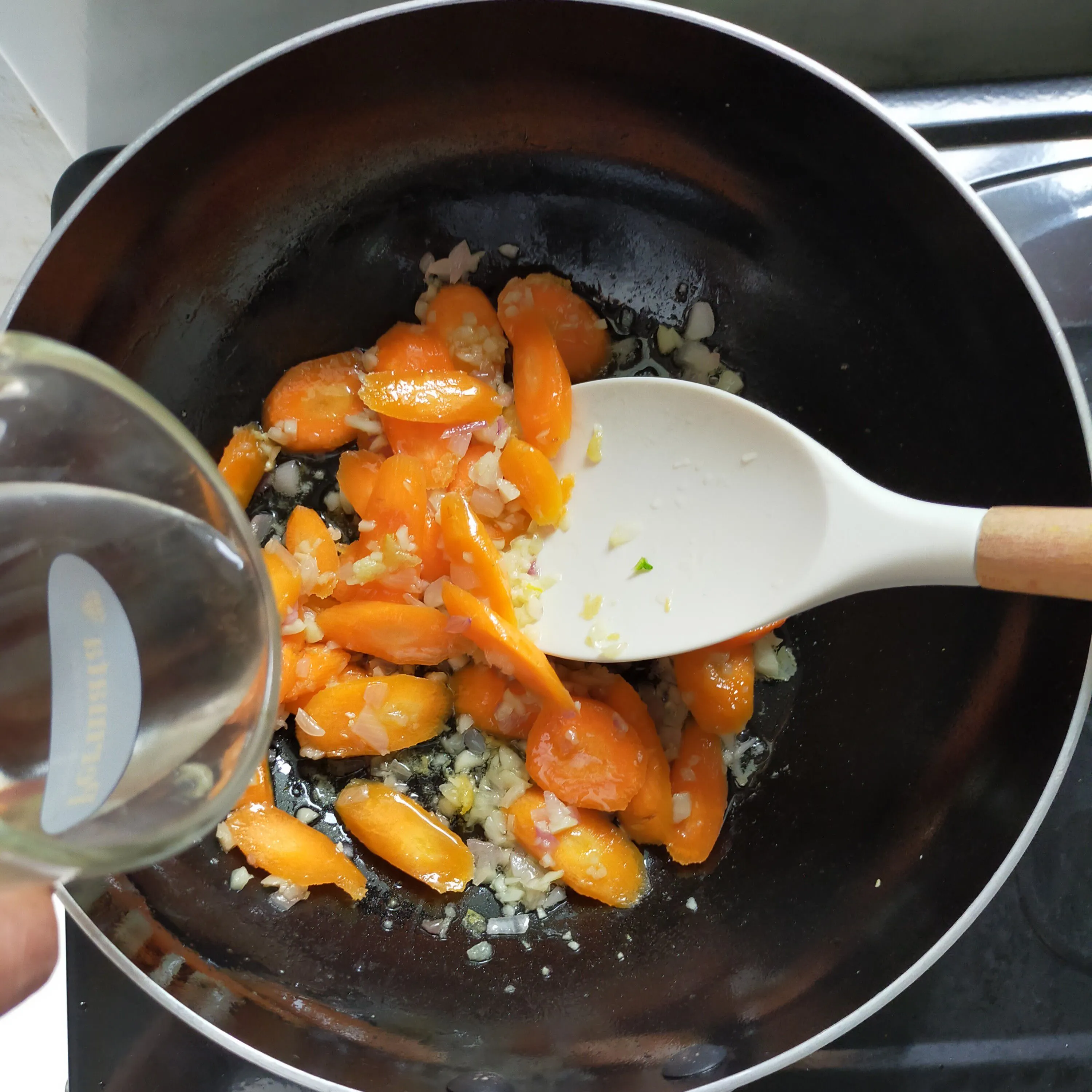 Step 4 Tumis Pokcoy Tahu Wortel