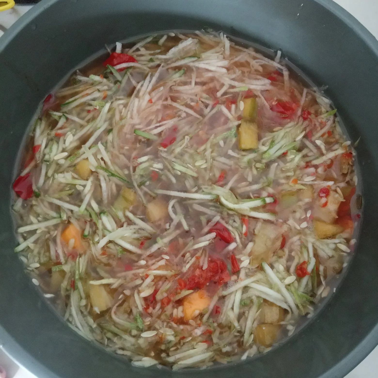 Step 4 Rujak Serut Kuah Pedas