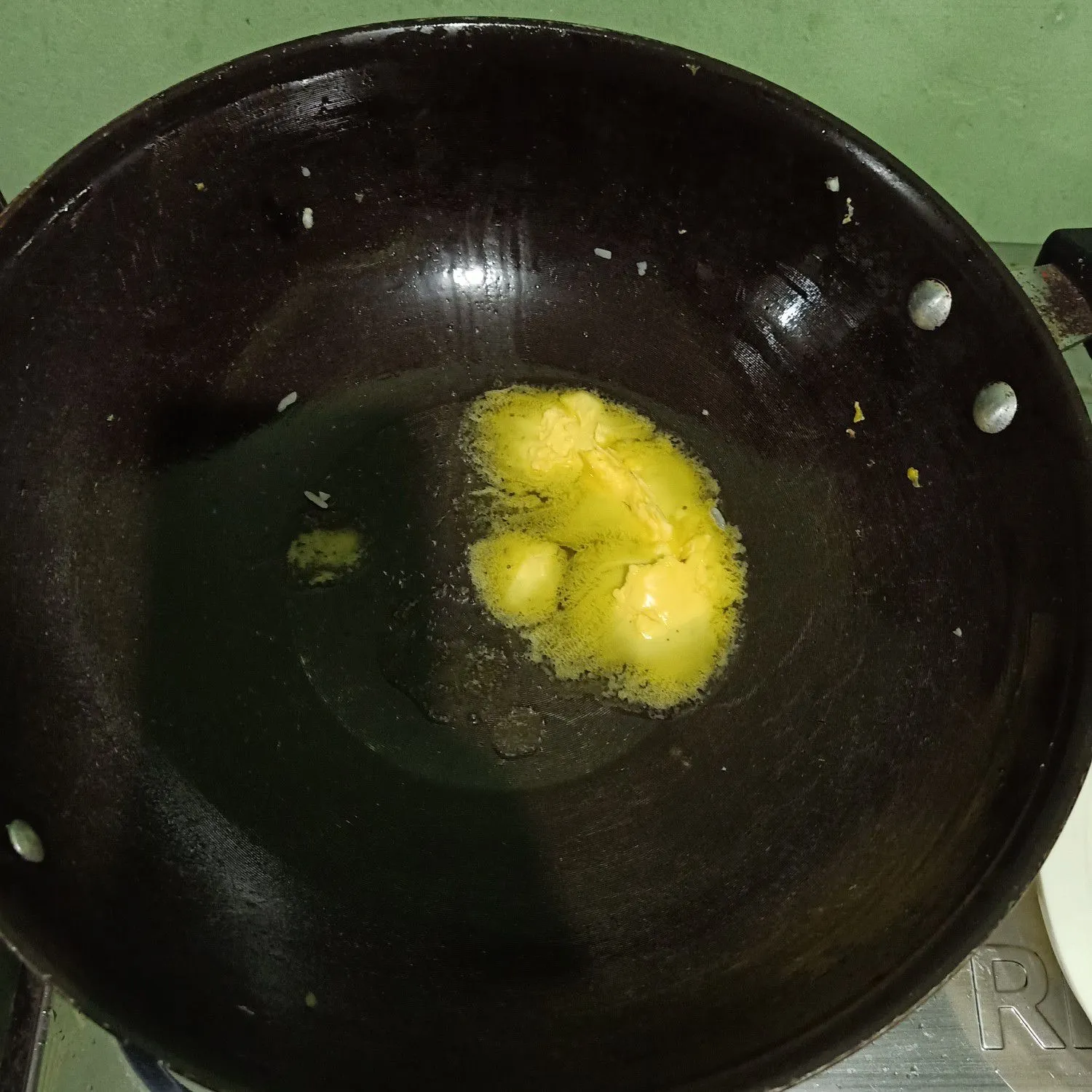Step 1 Egg Butter Rice