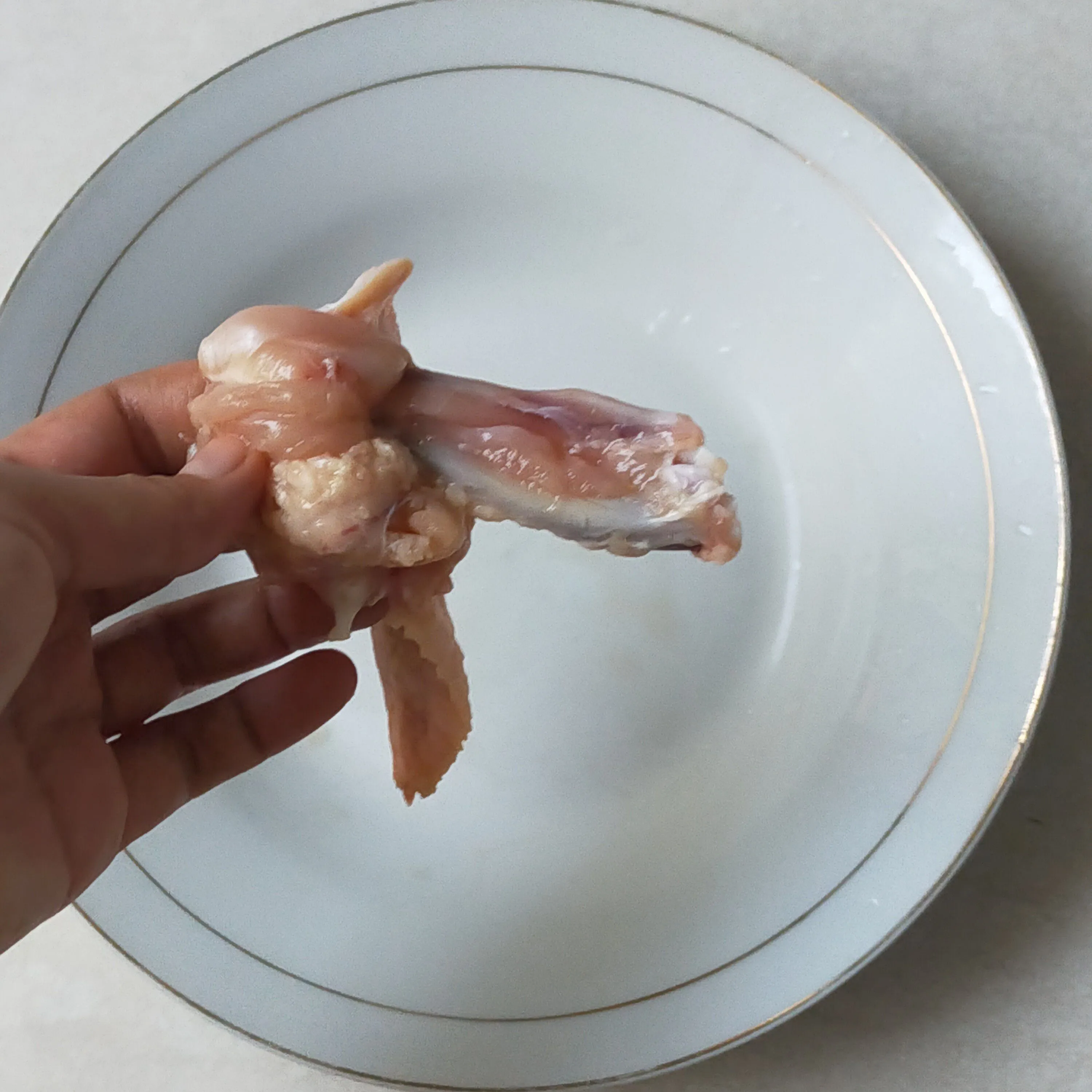 Step 2 Sayap Ayam Isi Sayur ( Menu Bekal )