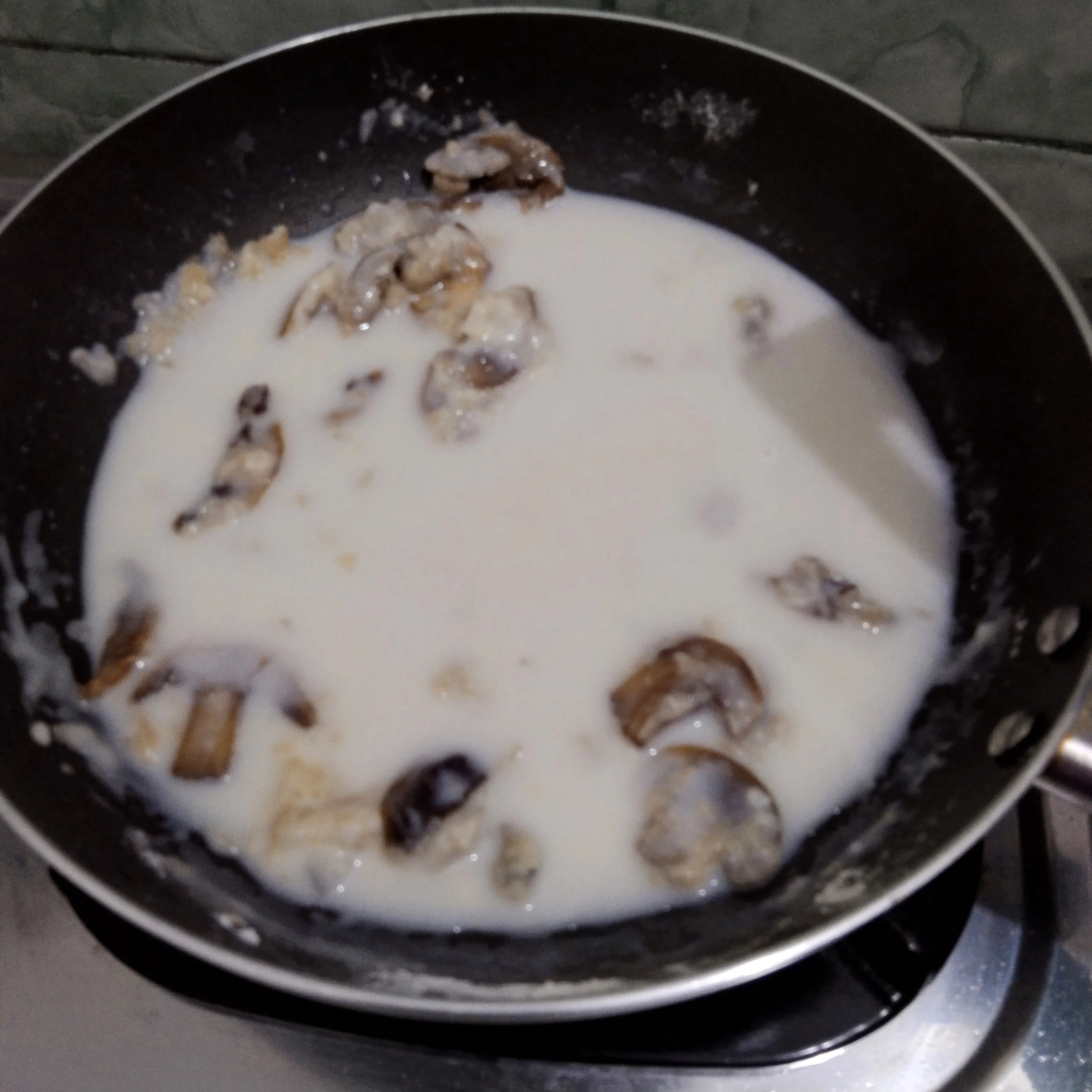 Step 5 Vegetarian Alfredo Pasta