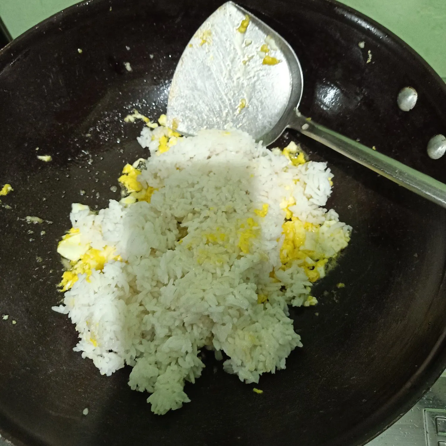Step 5 Egg Butter Rice