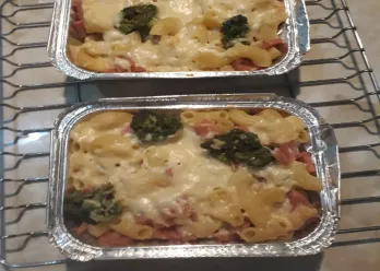 Macaroni Schotel Ayam Jamur
