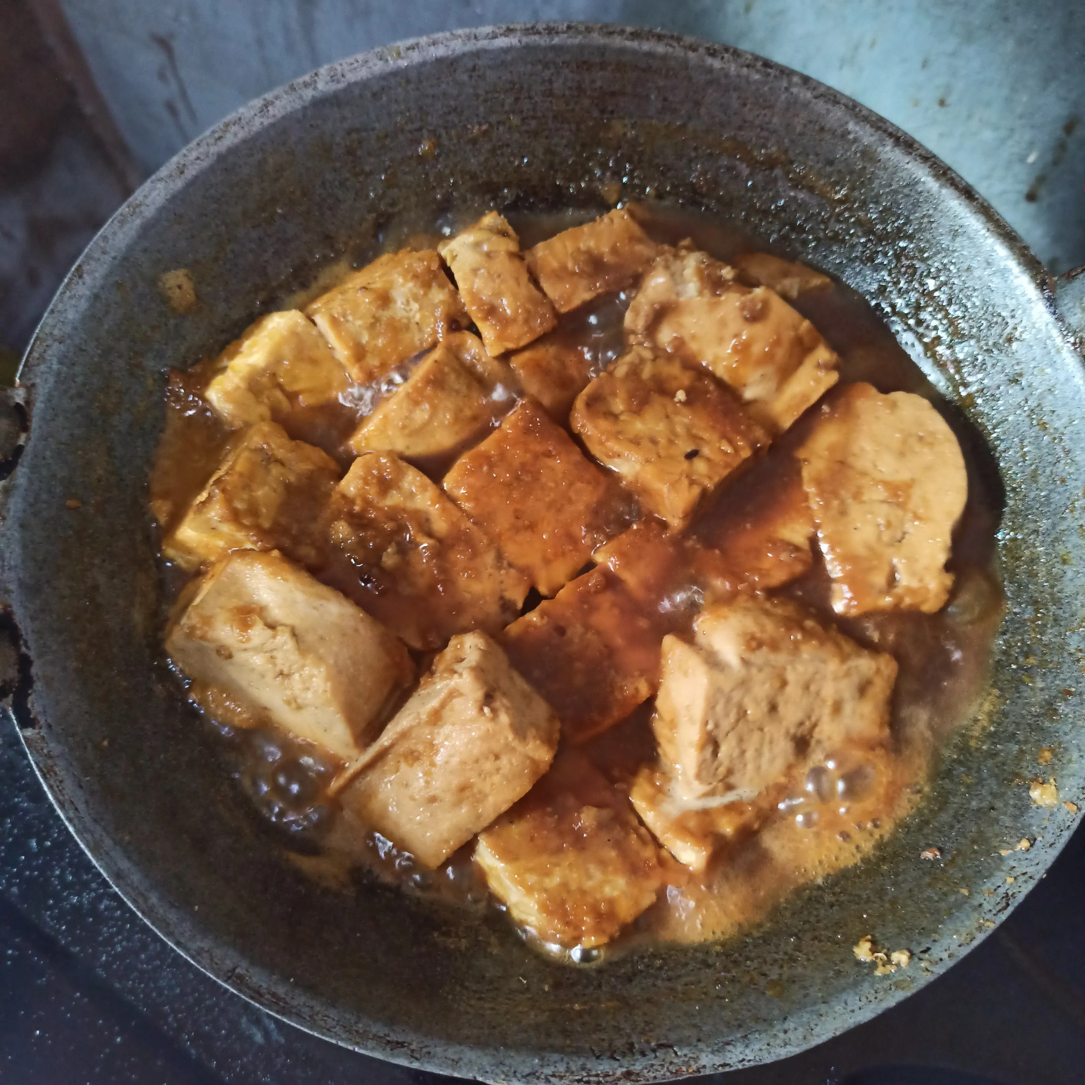 Step 6 Tahu Tempe Masak Kecap Kemiri
