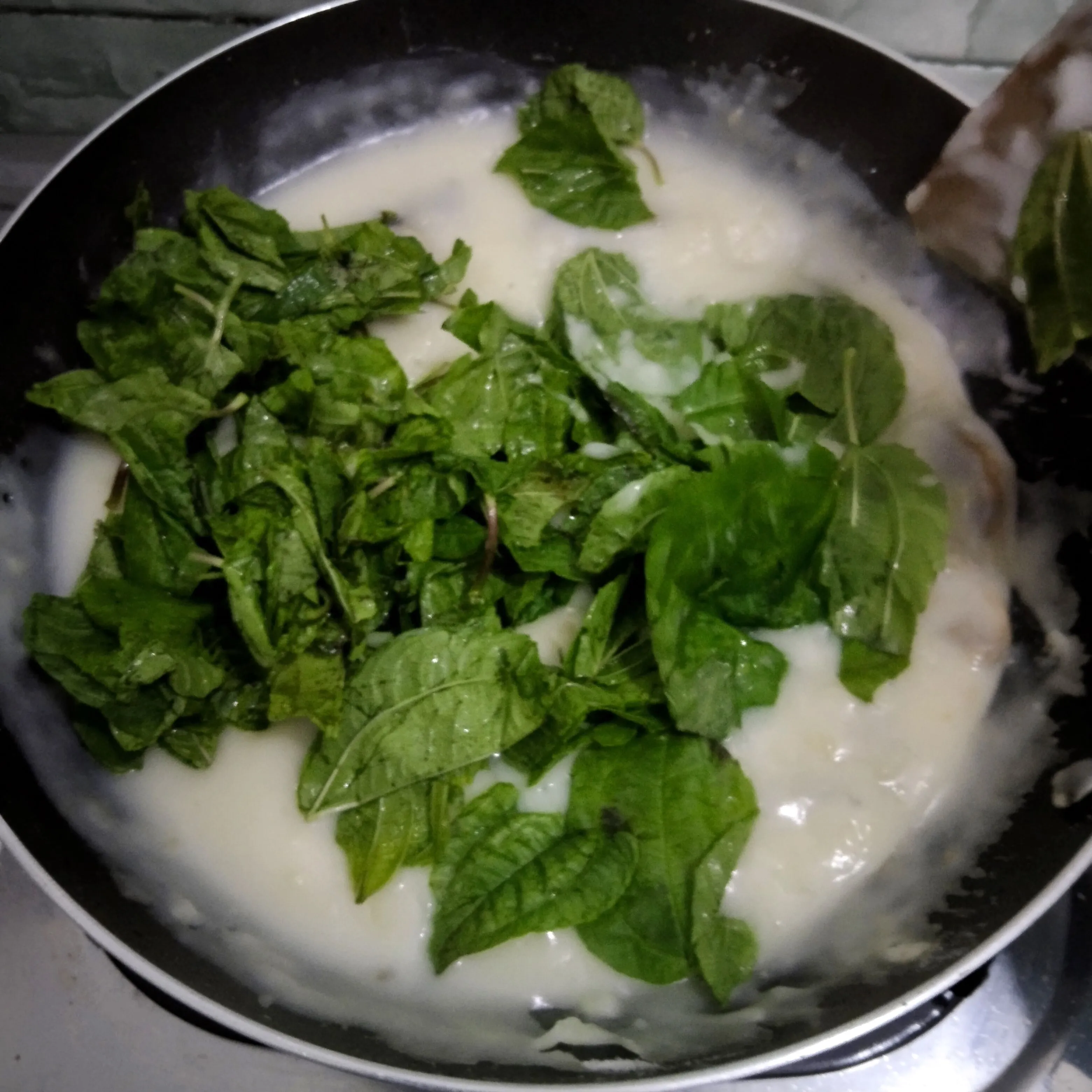 Step 6 Vegetarian Alfredo Pasta