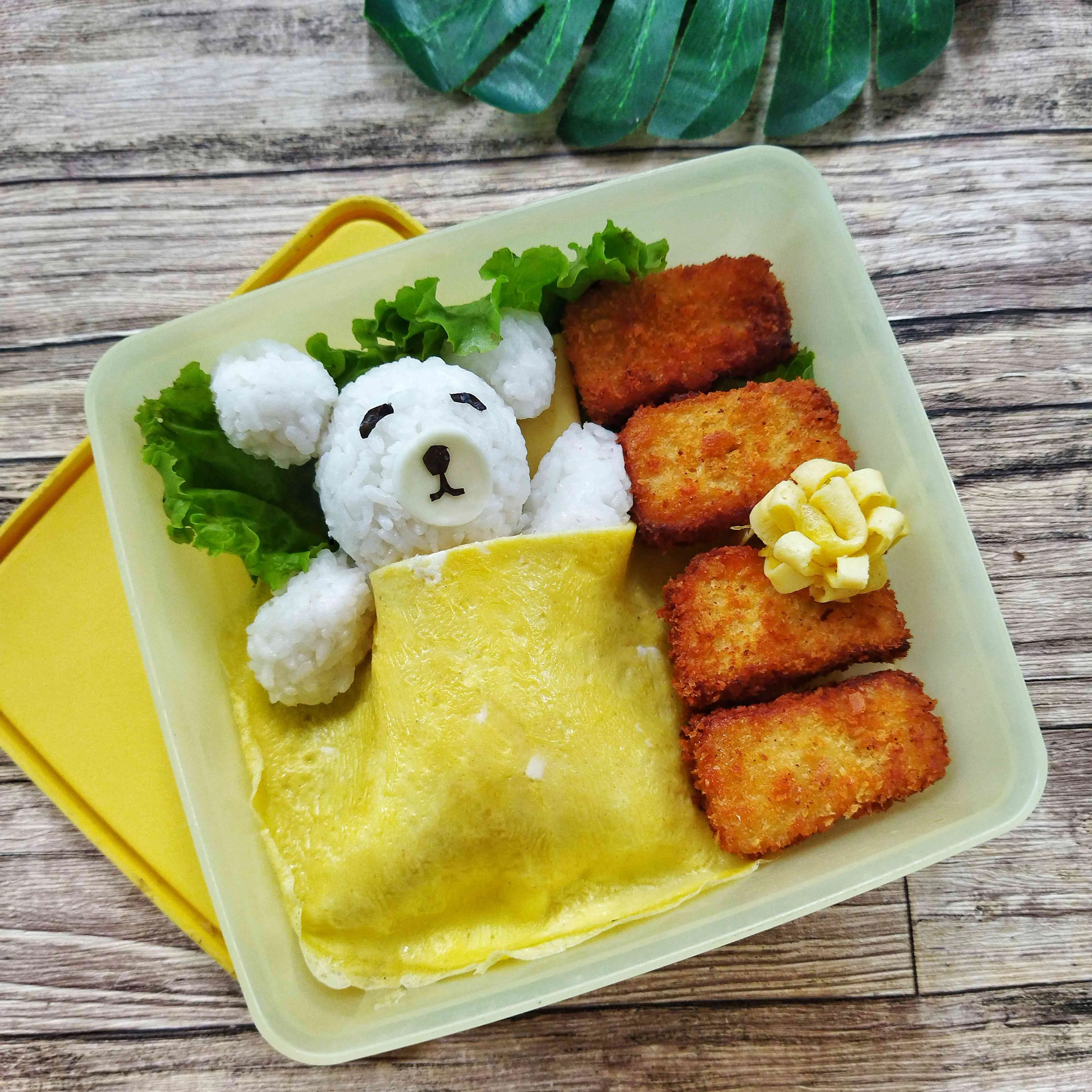 Resep Sleeping Bear Bento #MISIHARIANAKNASIONAL Sederhana Rumahan di ...