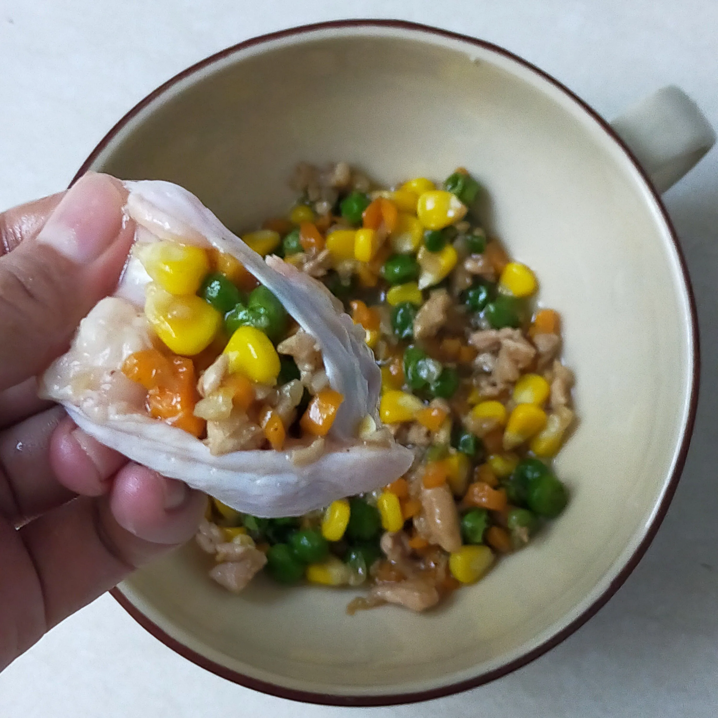 Step 6 Sayap Ayam Isi Sayur ( Menu Bekal )