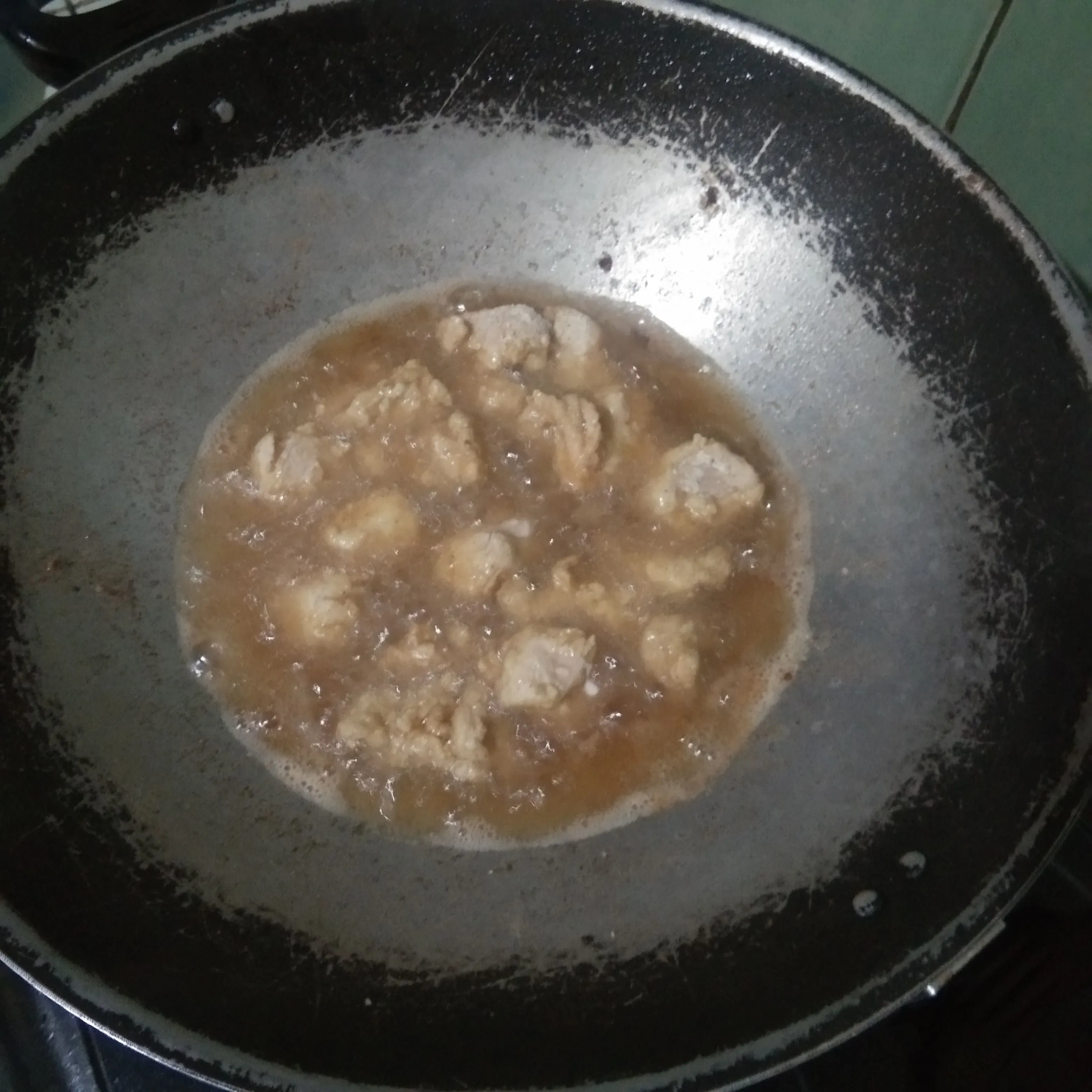 Step 5 Bekal Nasi Kepal with Ayam Kriuk
