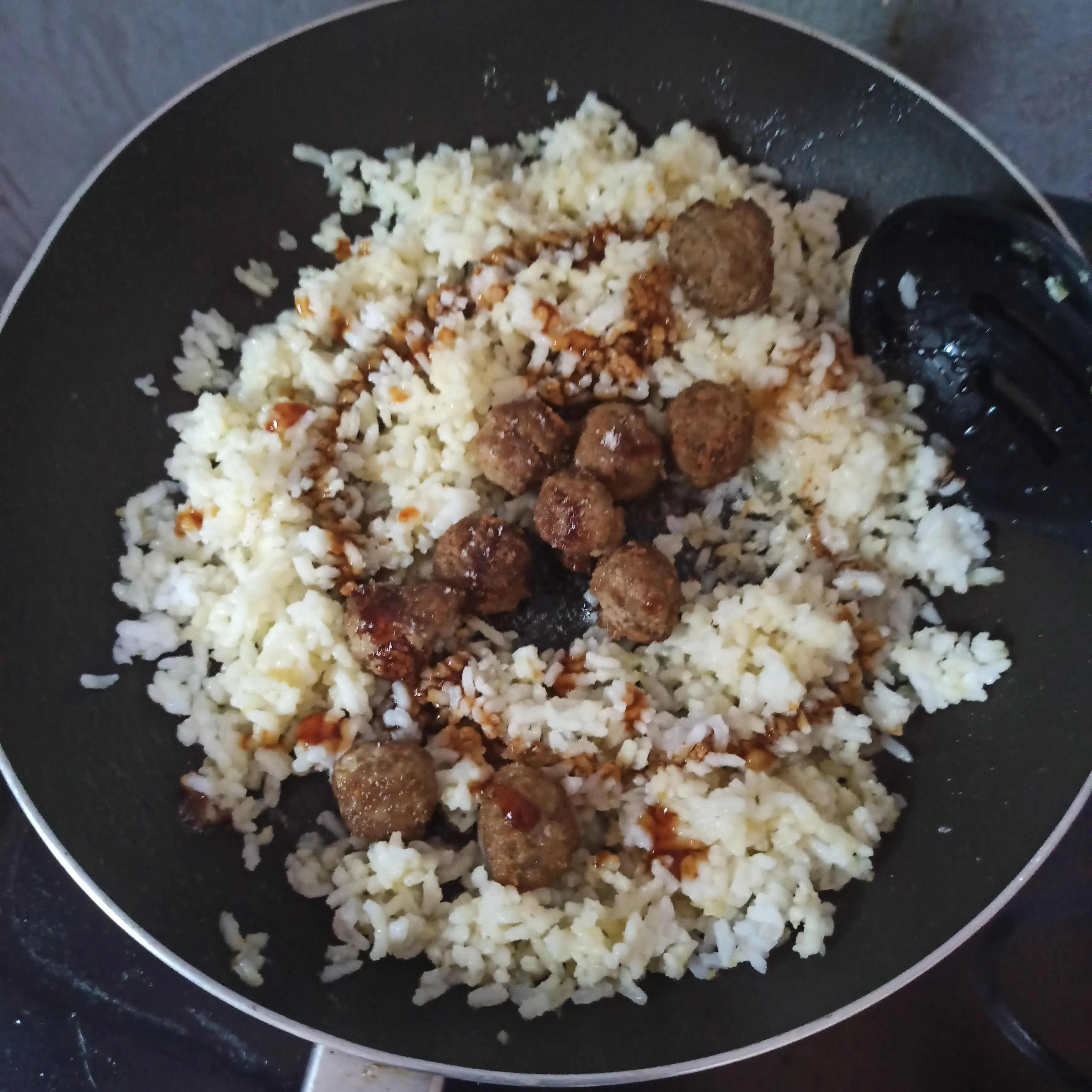 Step 4 Nasi Goreng Bakso