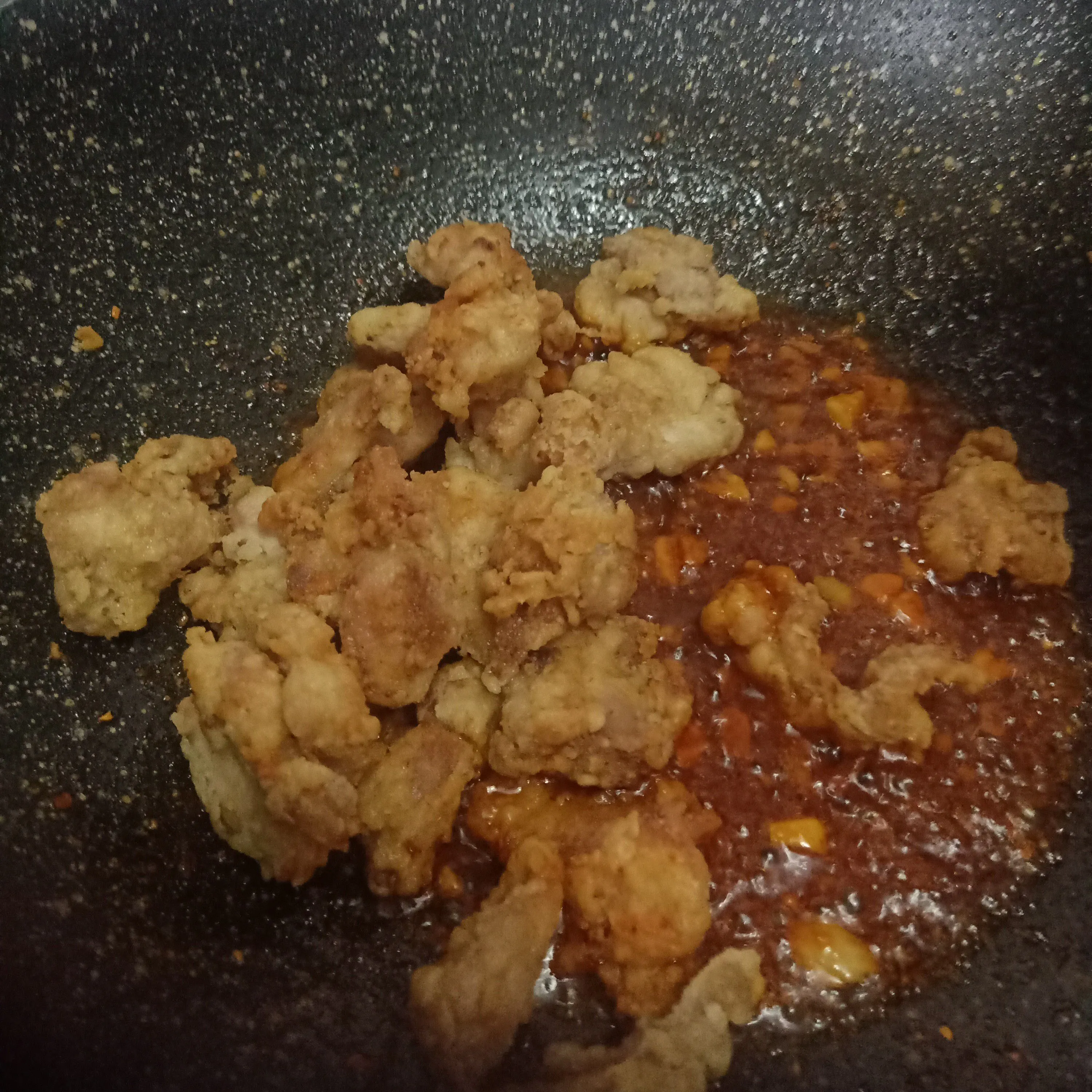 Step 5 Korean Chicken Pop Bekal Simple